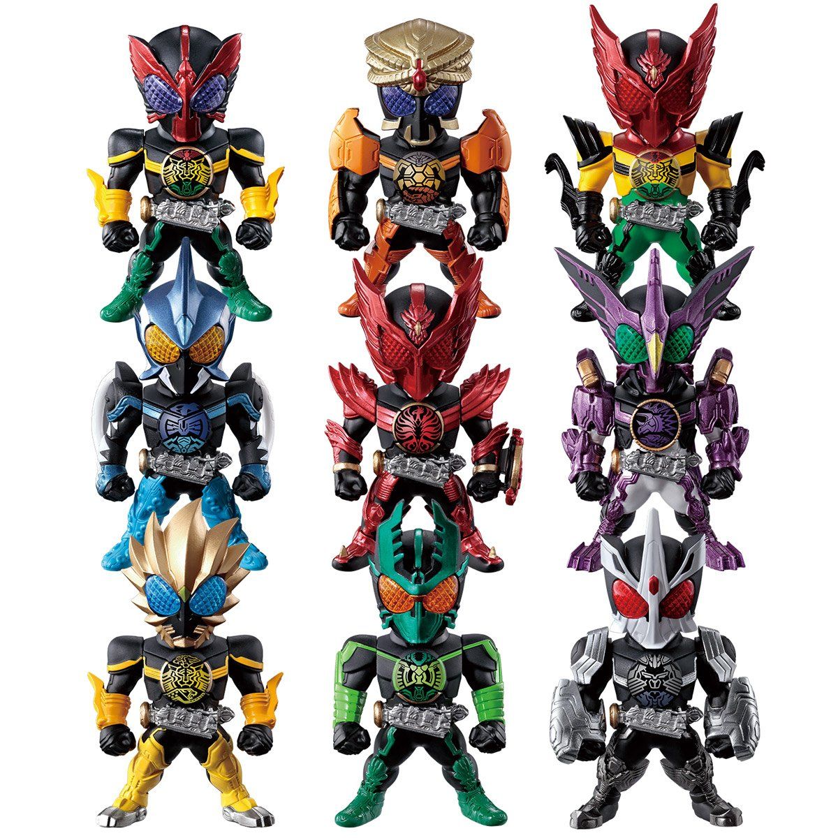 仮面ライダーオーズ】CONVERGE KAMEN RIDER PB05・06・07 3商品同時