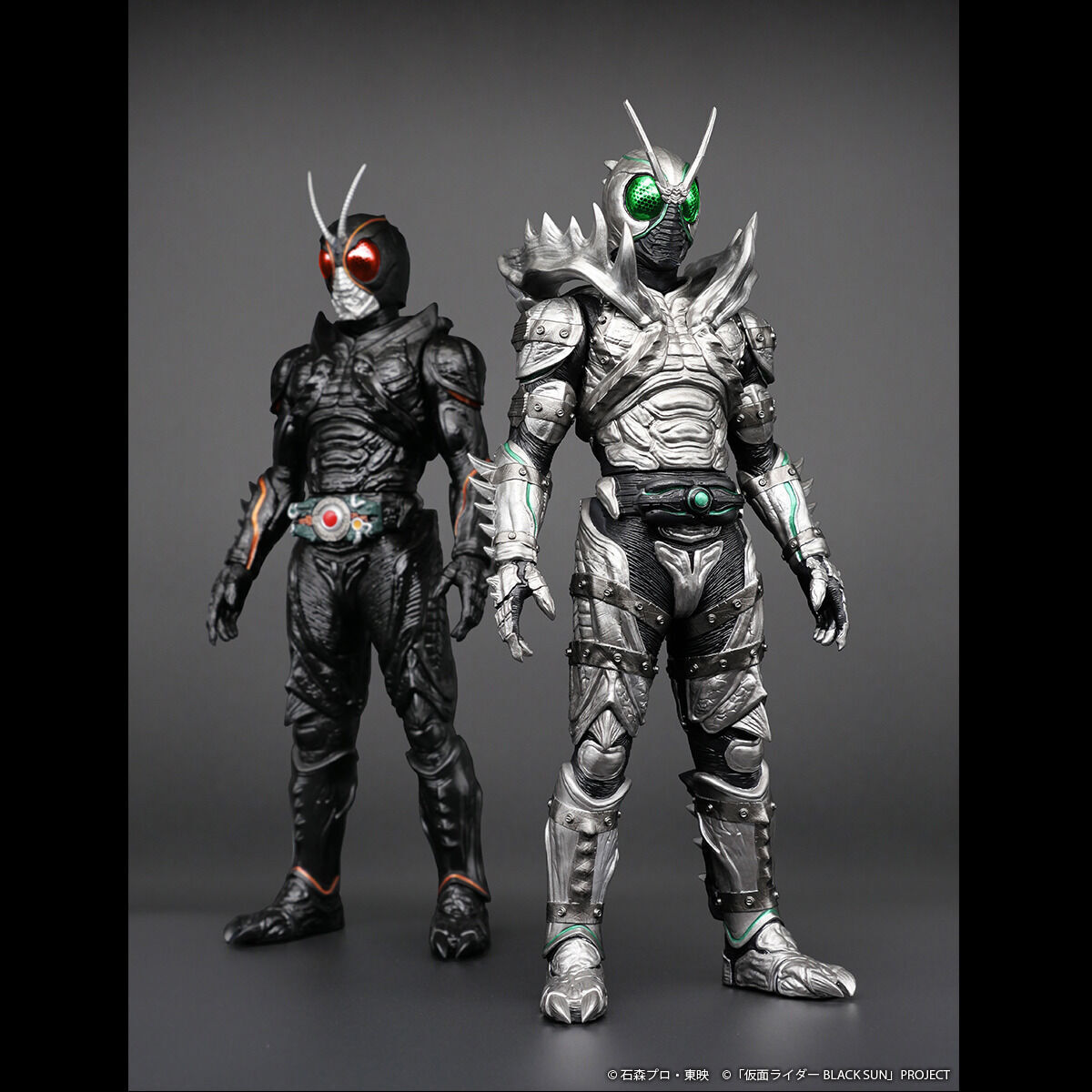 抽選販売】ジャンボソフビフィギュア 仮面ライダーBLACK SUN 対決