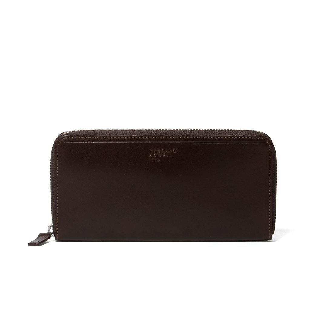 MARGARET HOWELL idea エージングエフェクト ラウンドファスナー長財布