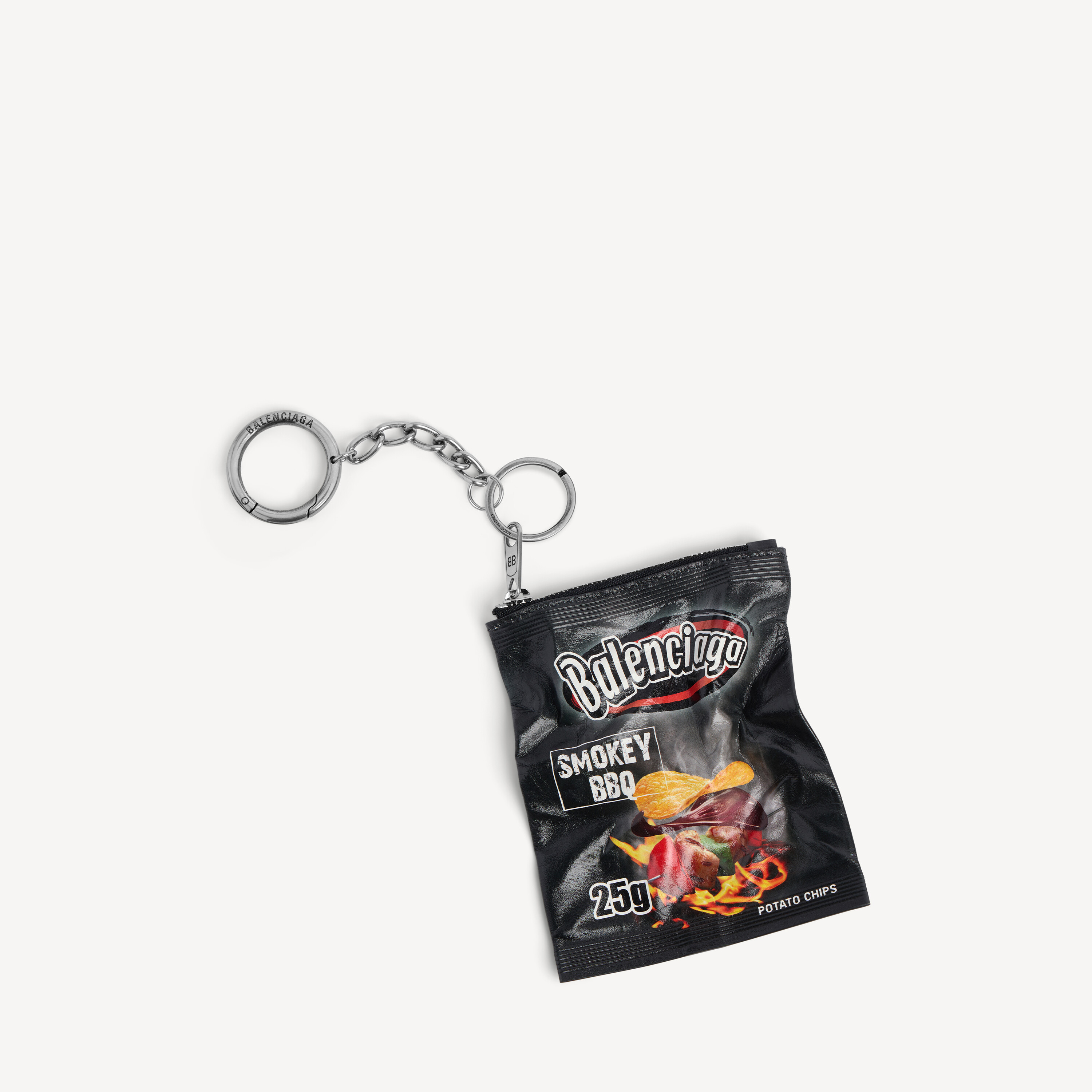 キーリング Chips チャーム で ブラック | Balenciaga JP (バレンシアガ）