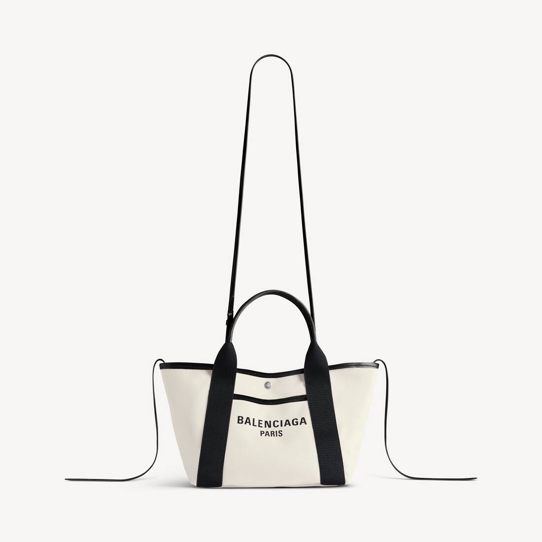 Women's Biarritz Tote Bag Small in Natural/black | Balenciaga HK
