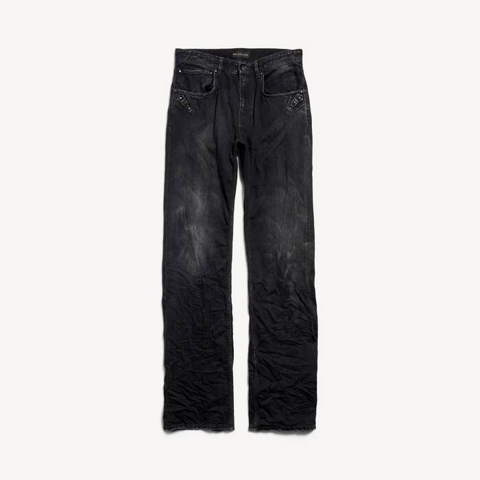 ライトブルー の ウィメンズ City ストレートパンツ | Balenciaga JP