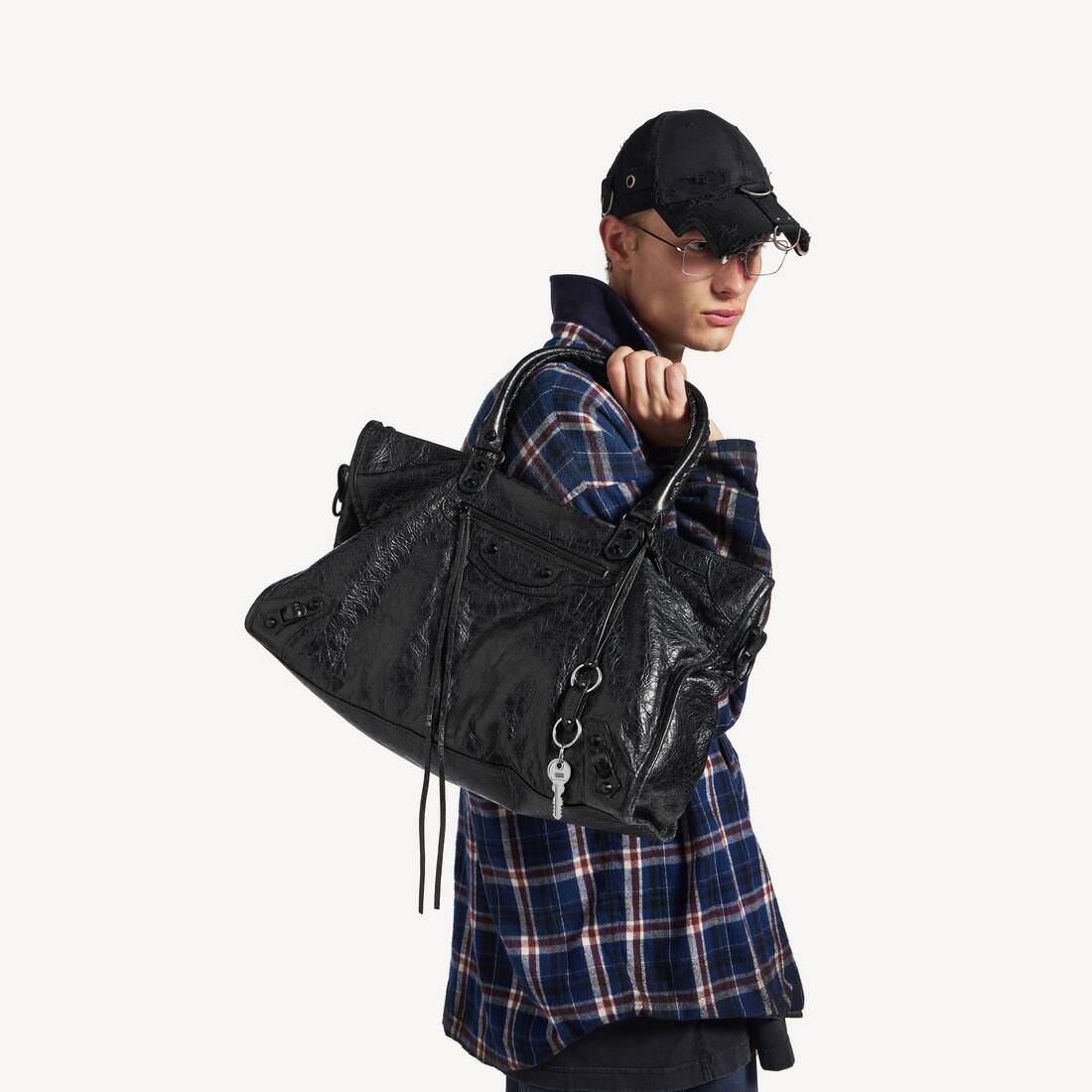 ブラック の メンズ Le City チャーム/キーリング | Balenciaga JP