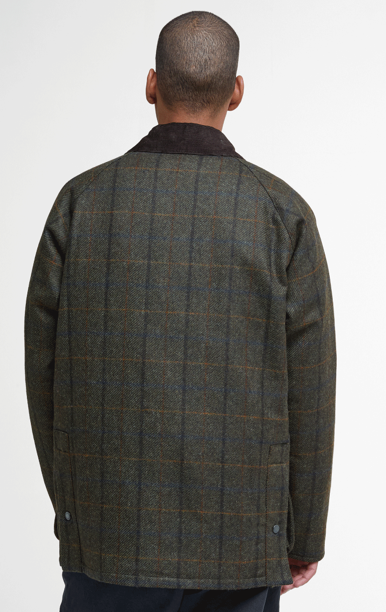 Barbour- Bedale Wool Check Barn Jacket | Barrington's