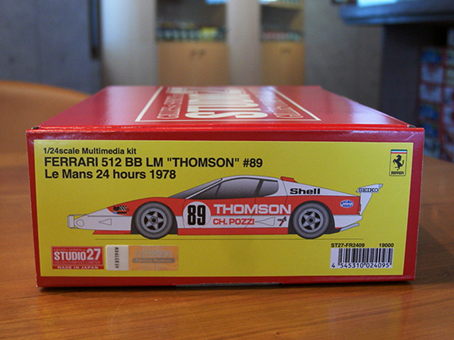 STUDIO27【FR-2409】1/24 FERRARI 512BB LM”THOMSON”#89 - BARACCA