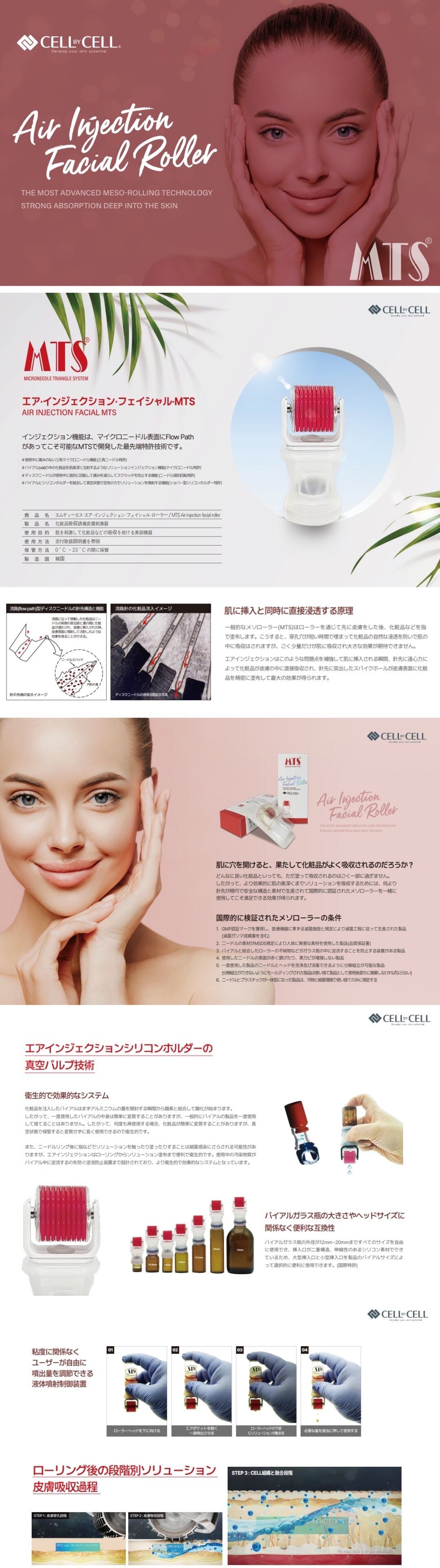 マイクロニードル）CELLBYCELL MTS | 公式