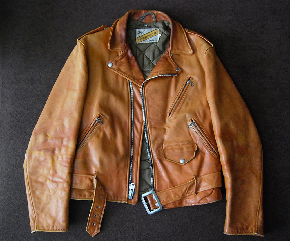 70s SCHOTT CAMEL 618 RIDERS 40 | SECOND TIME GLORY | ヴィンテージ