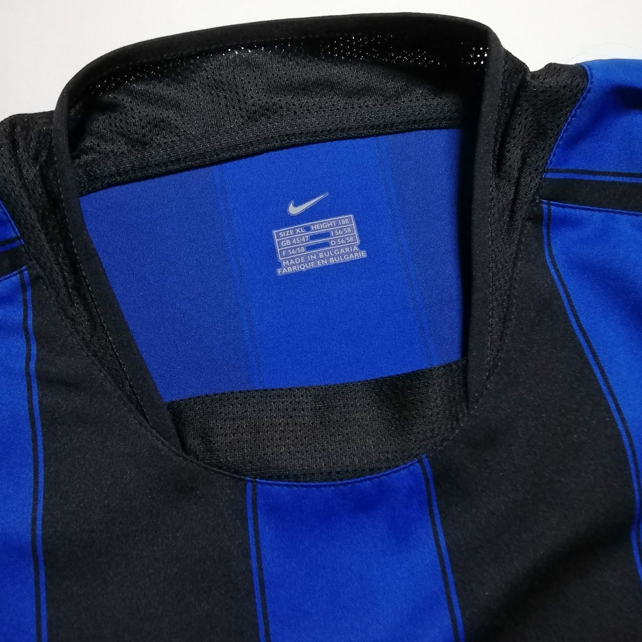 選手用]インテル 2003-04 Nike ホーム半袖 選手用 ユニフォーム