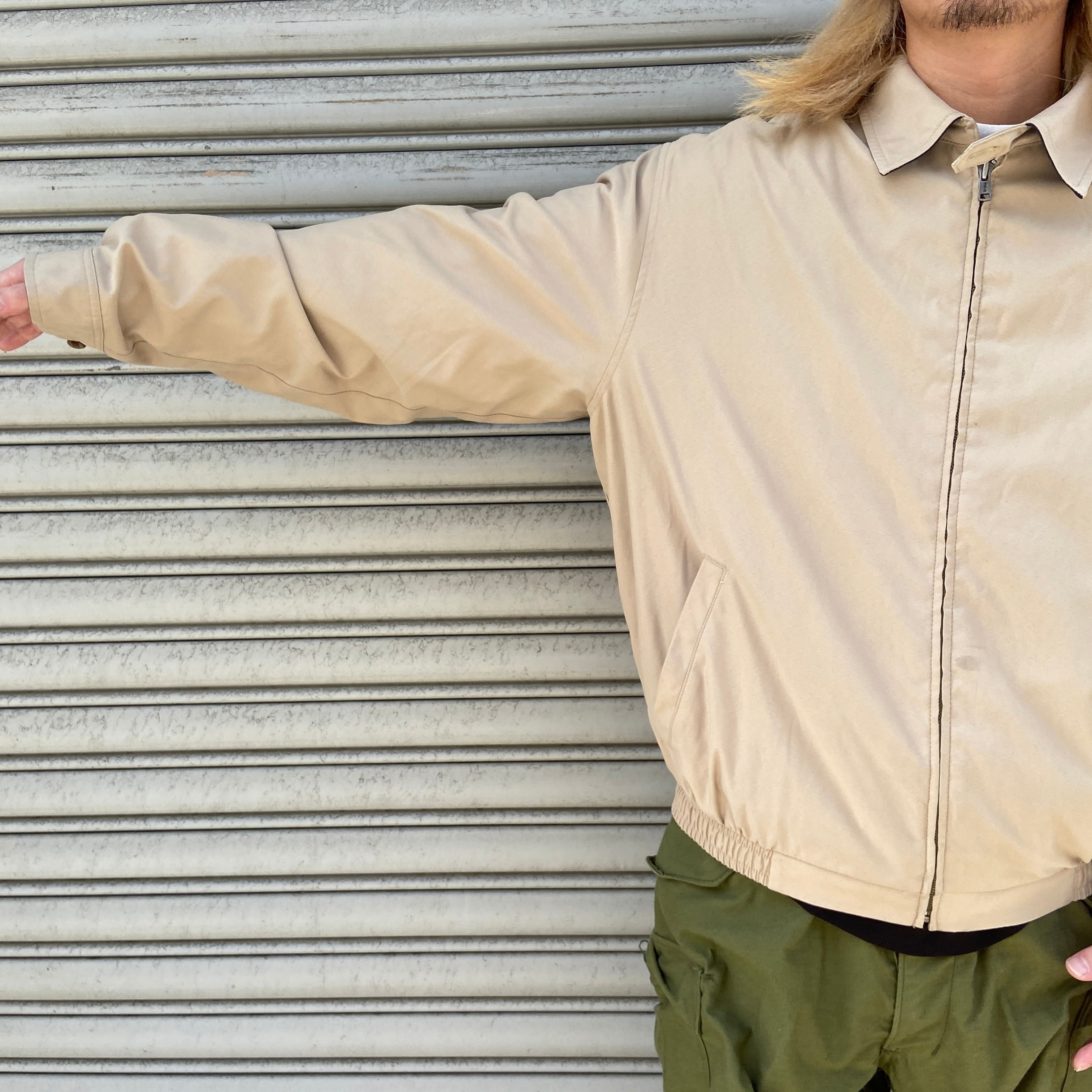 POLO RALPH LAUREN スウィングトップ L ベージュ 90s POLO by Ralph