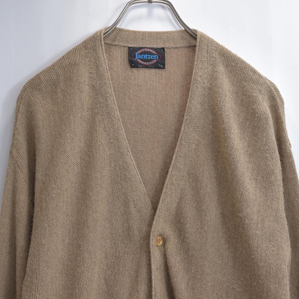 80s アメリカ製 Jantzen ジャンセン アクリルニット カーディガン