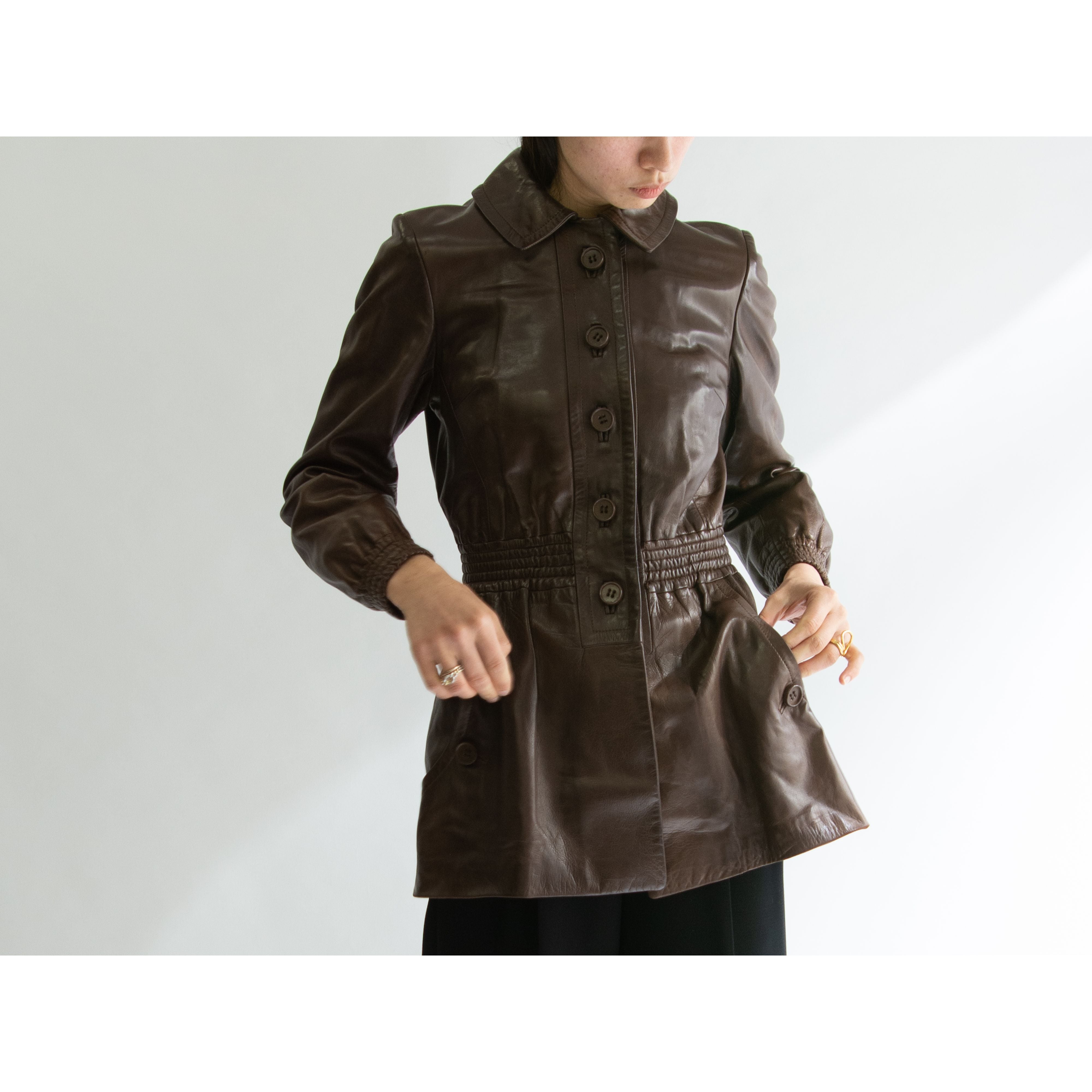 LOEWE】Made in Spain 60's Leather Jacket（ロエベ スペイン製 レザー