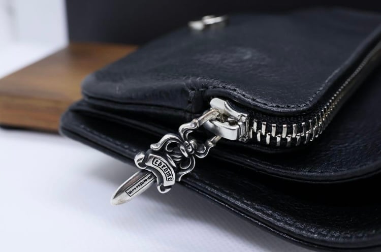 CHROME HEARTS クロムハーツ ジョーイ JOEYウォレット ブラック ヘビー