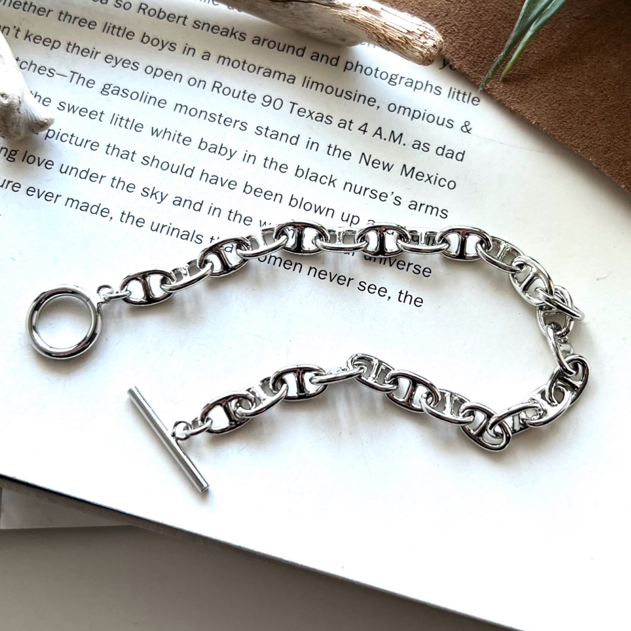 Anchor Chain Bracelet【SILVER】 | Akto