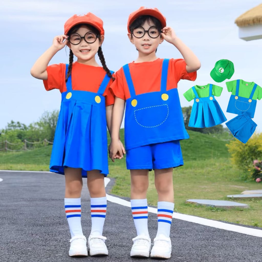 幼児キッズ男の子女の子なりきり半袖ハロウィンコスチューム 100％綿