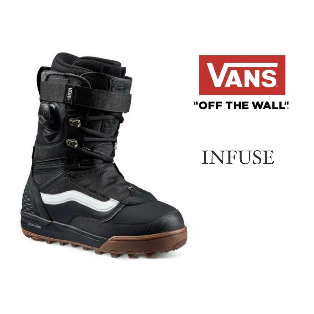 24-25モデル . VANS .『 INFUSE 』. Black/White . バンズ . イン