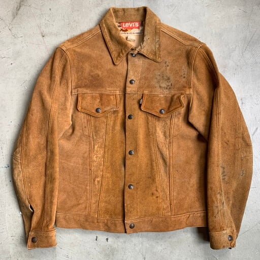 60's 70's Levi's リーバイス 3rd TYPE スエードジャケット Big E 希少