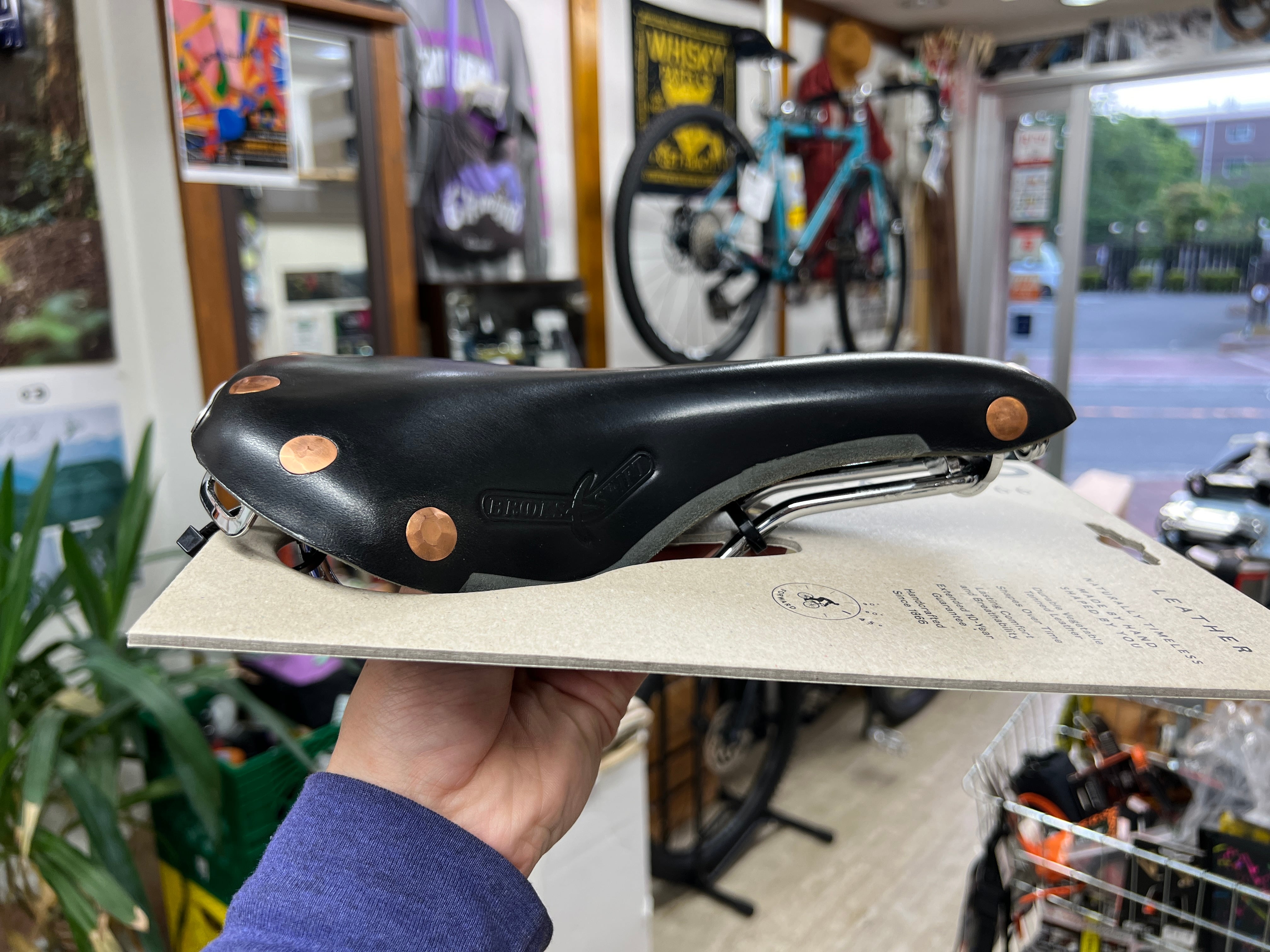 おすすめ】BROOKS ブルックス / SWIFT LEATHER SADDLE BLACK レザー