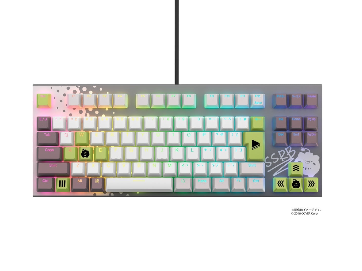 REALFORCE ✕ hololive GX1 Keyboard ラプラス・ダークネス モデル