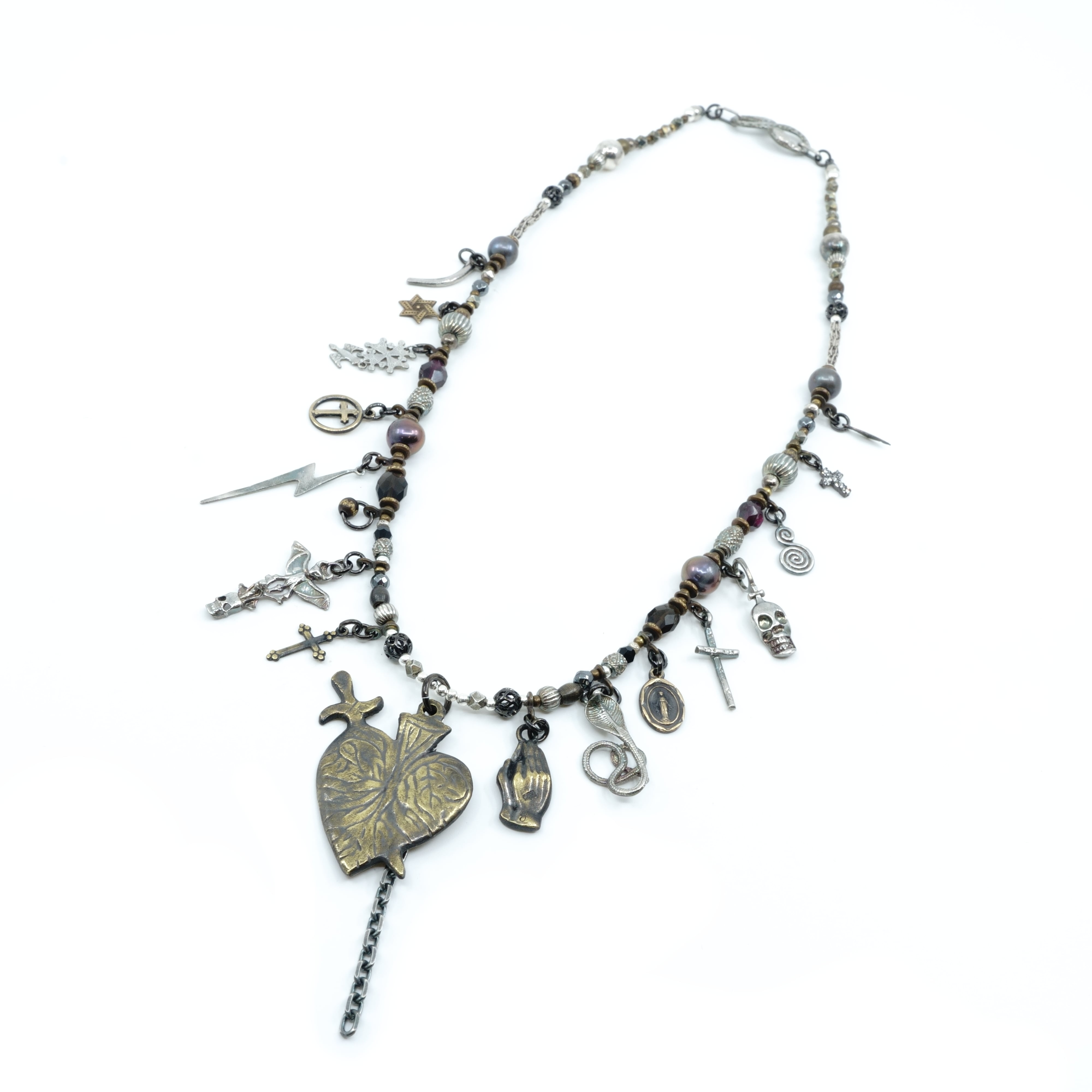 HYDE着用gunda オラティオ ネックレス L'Arc～en～Ciel hyde氏着用] gunda [ガンダ] ORATIO NECKLACE＜オ