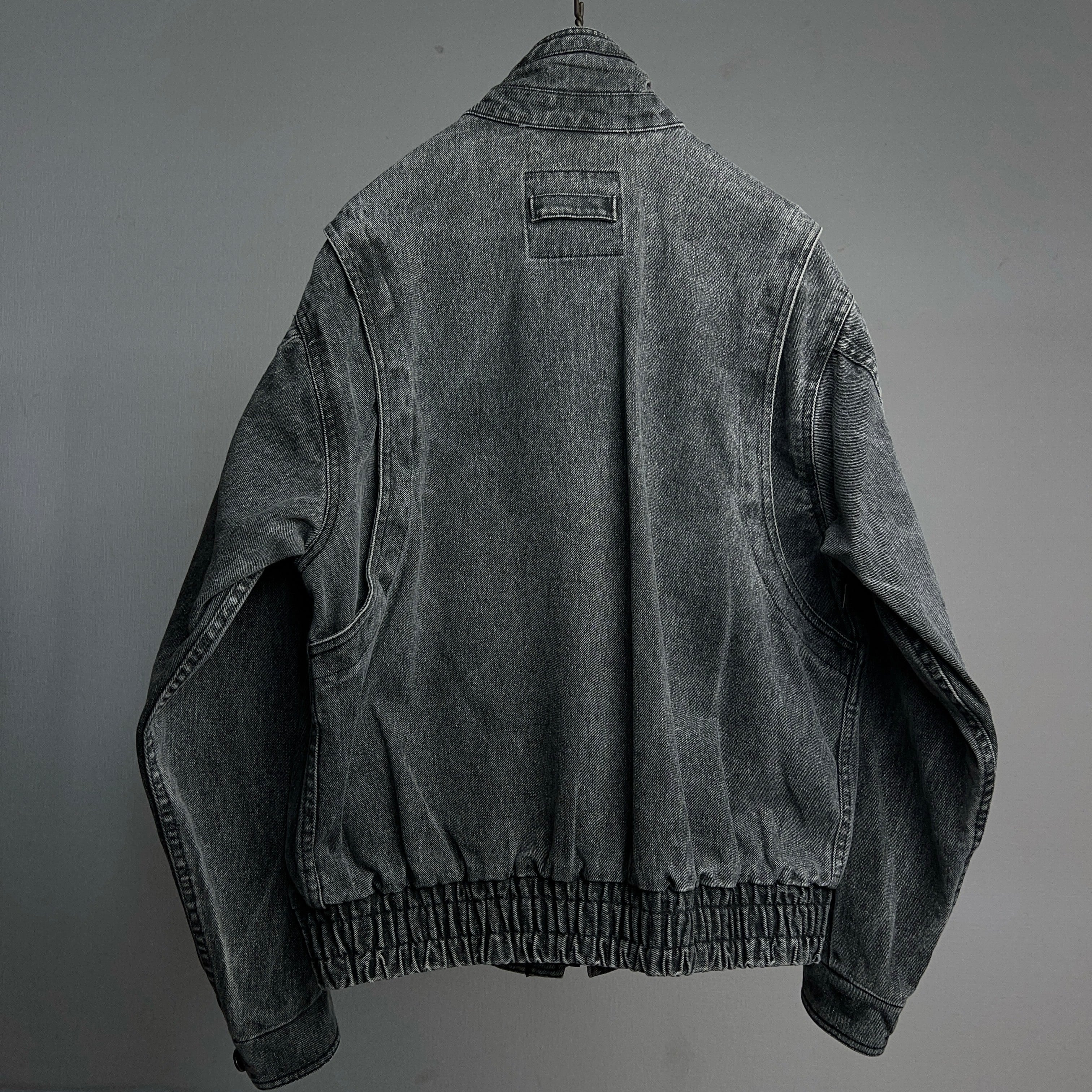 80's~90's London Fog Black Denim Swing Top Jacket 80年代 90年代