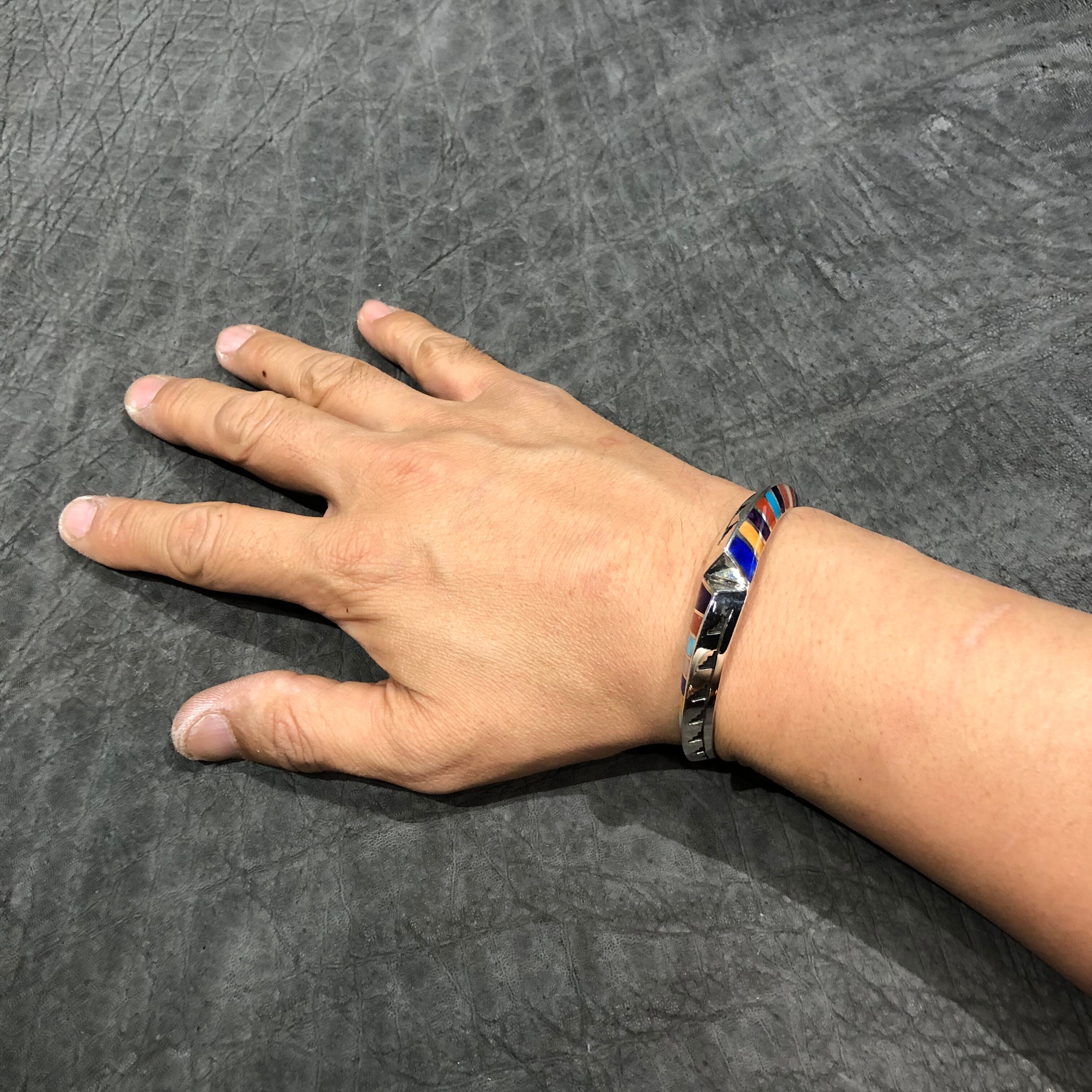 ロンパーカー インレイ×オーバーレイ バングルナバホ NAVAJO