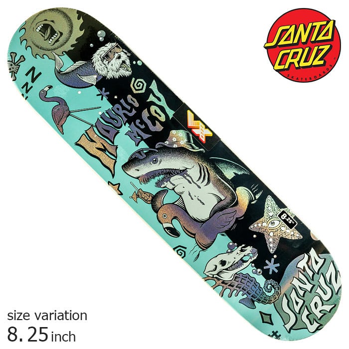 非売品 サンタクルズ スケボー デッキ 時計 30周年記念 santacruz