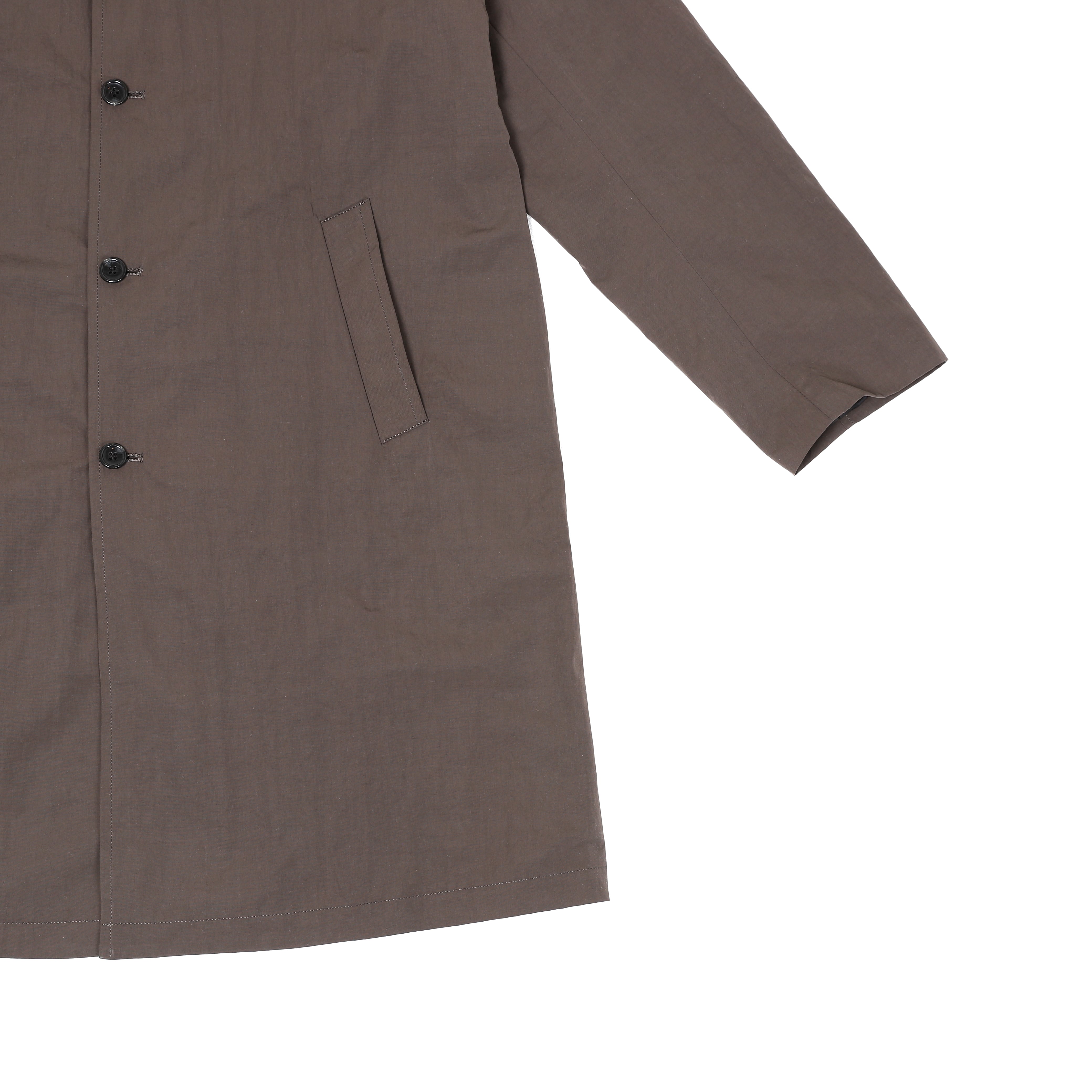 Basic Nylon Bal Collar Coat (gray) | OVY