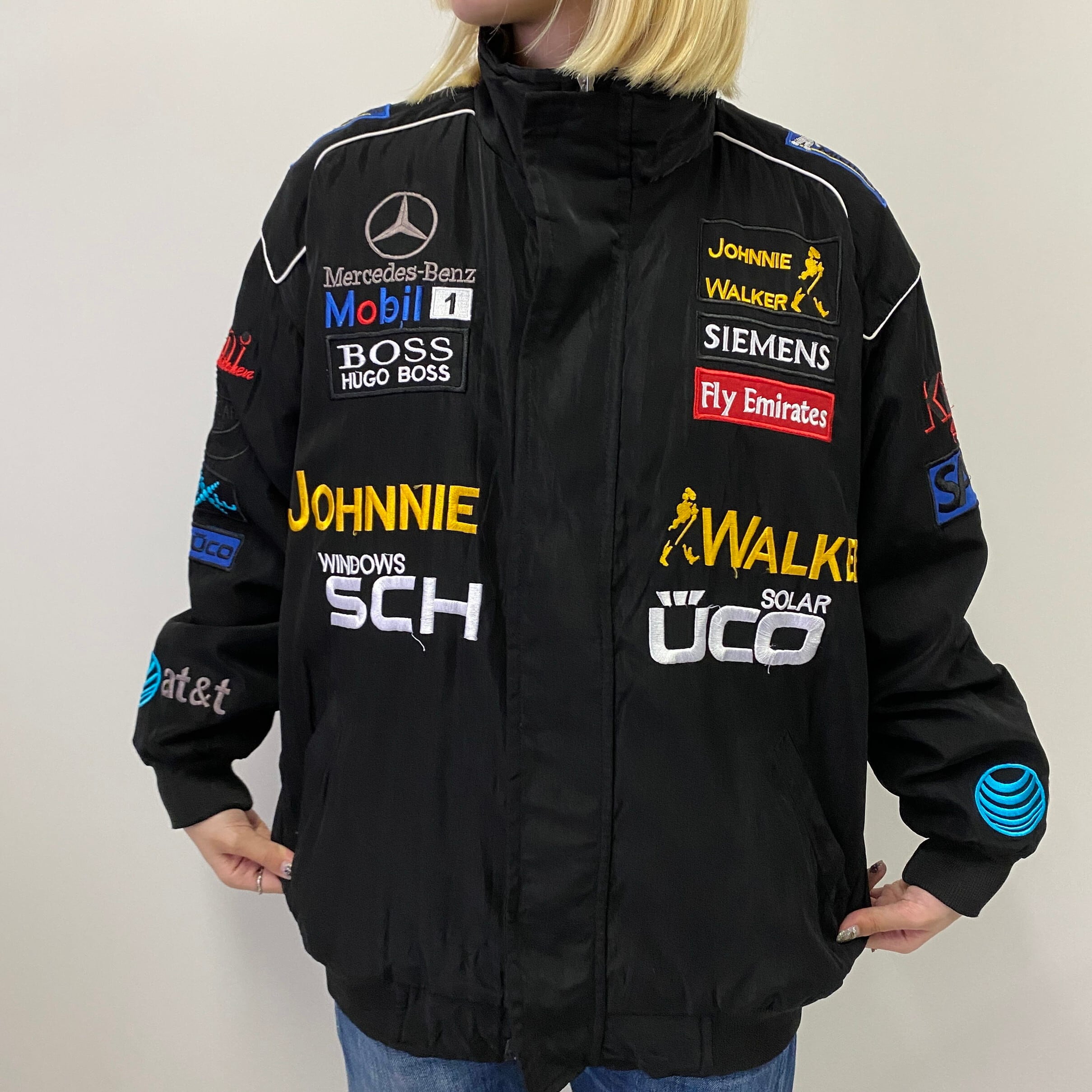 メルセデスベンツ Mercedes-Benz 企業ロゴ 刺繍 ワッペン レーシング