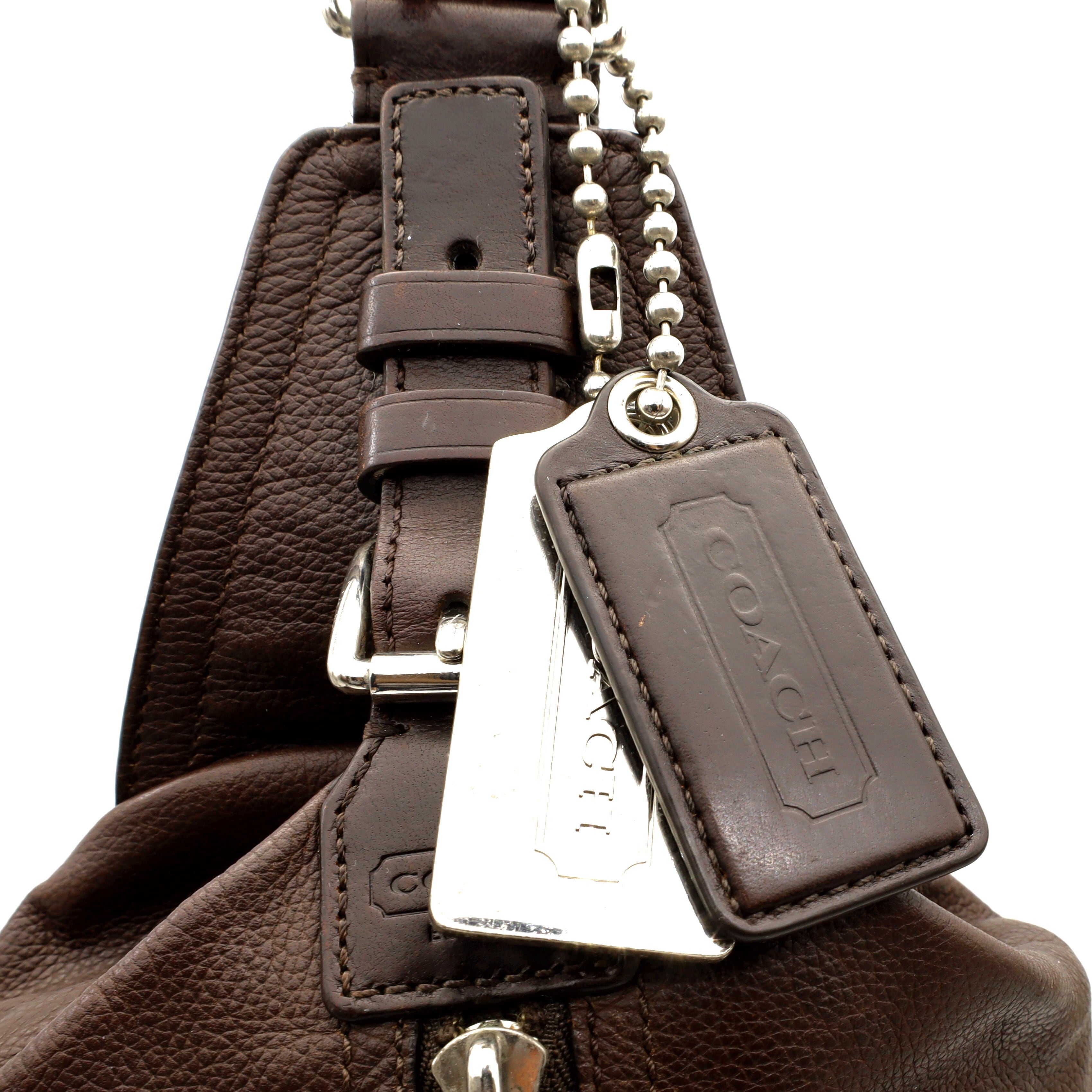 美品 COACH コーチ メンズ ボディバッグ トンプソン レザー スリング