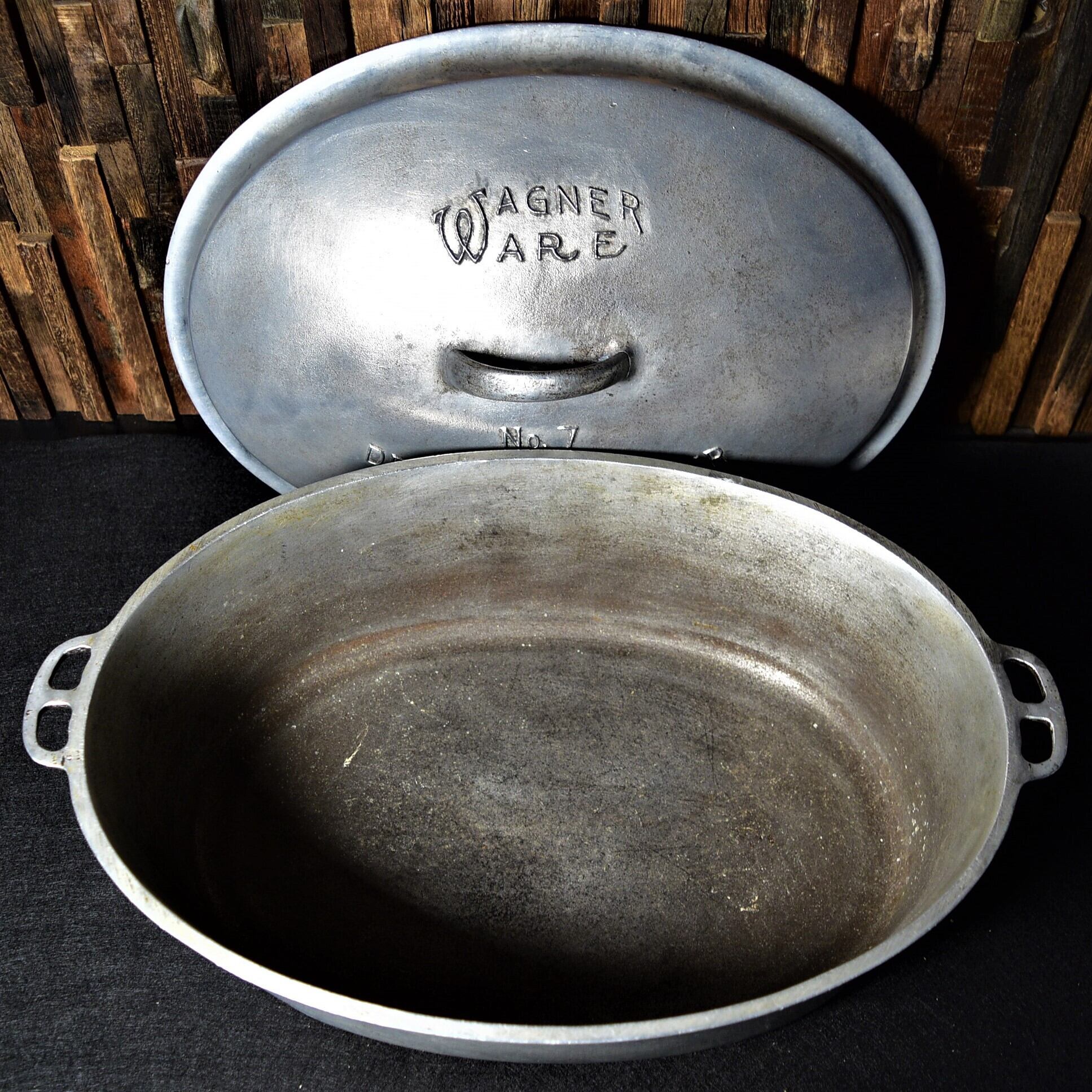 ワグナーウェア ビンテージ アルミ製ロースター ダッチオーブン WAGNER