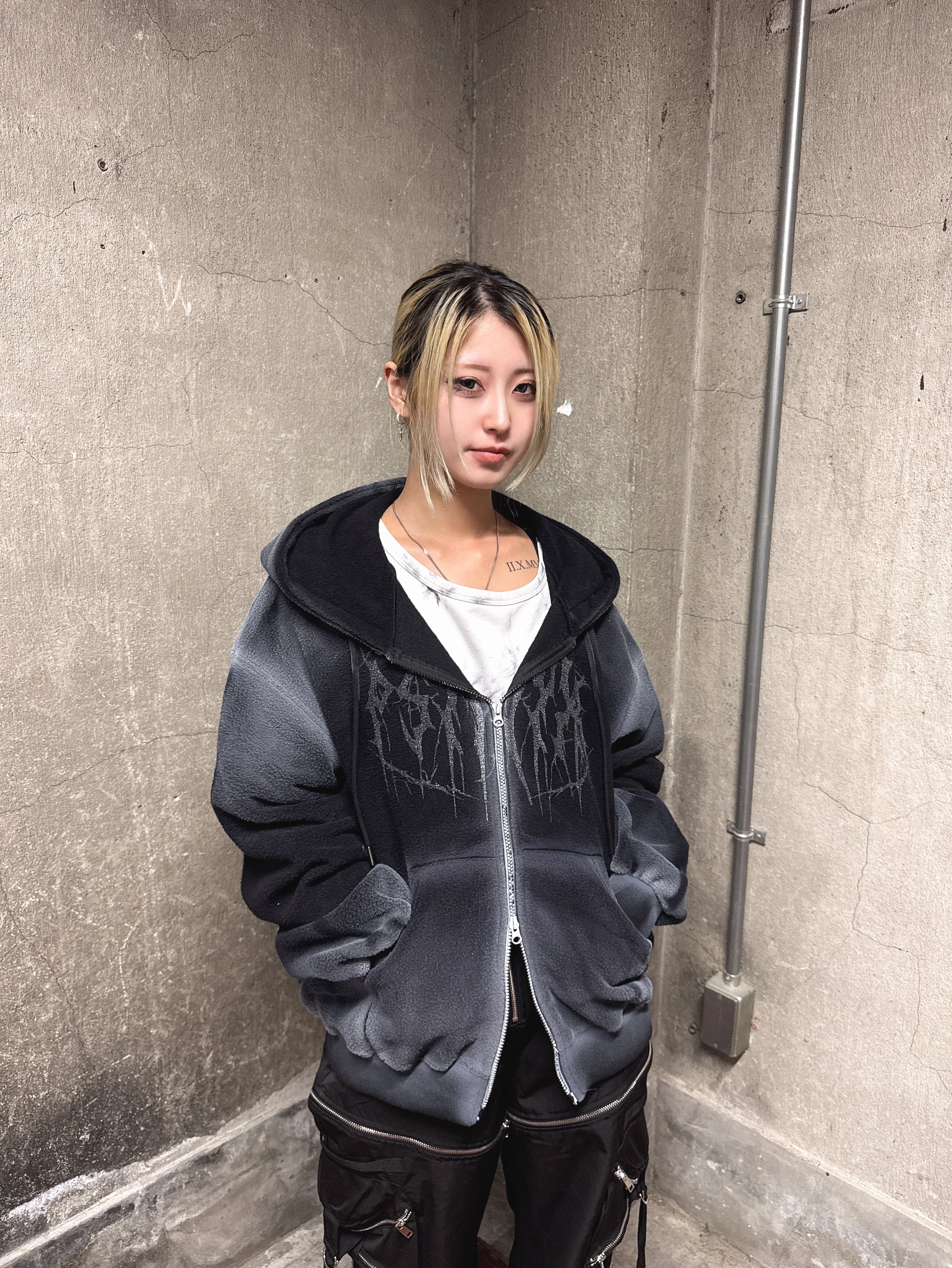 PSYNYXX 魔法陣フーディパーカー | 韓国系ユニセックスTHICC サブカル