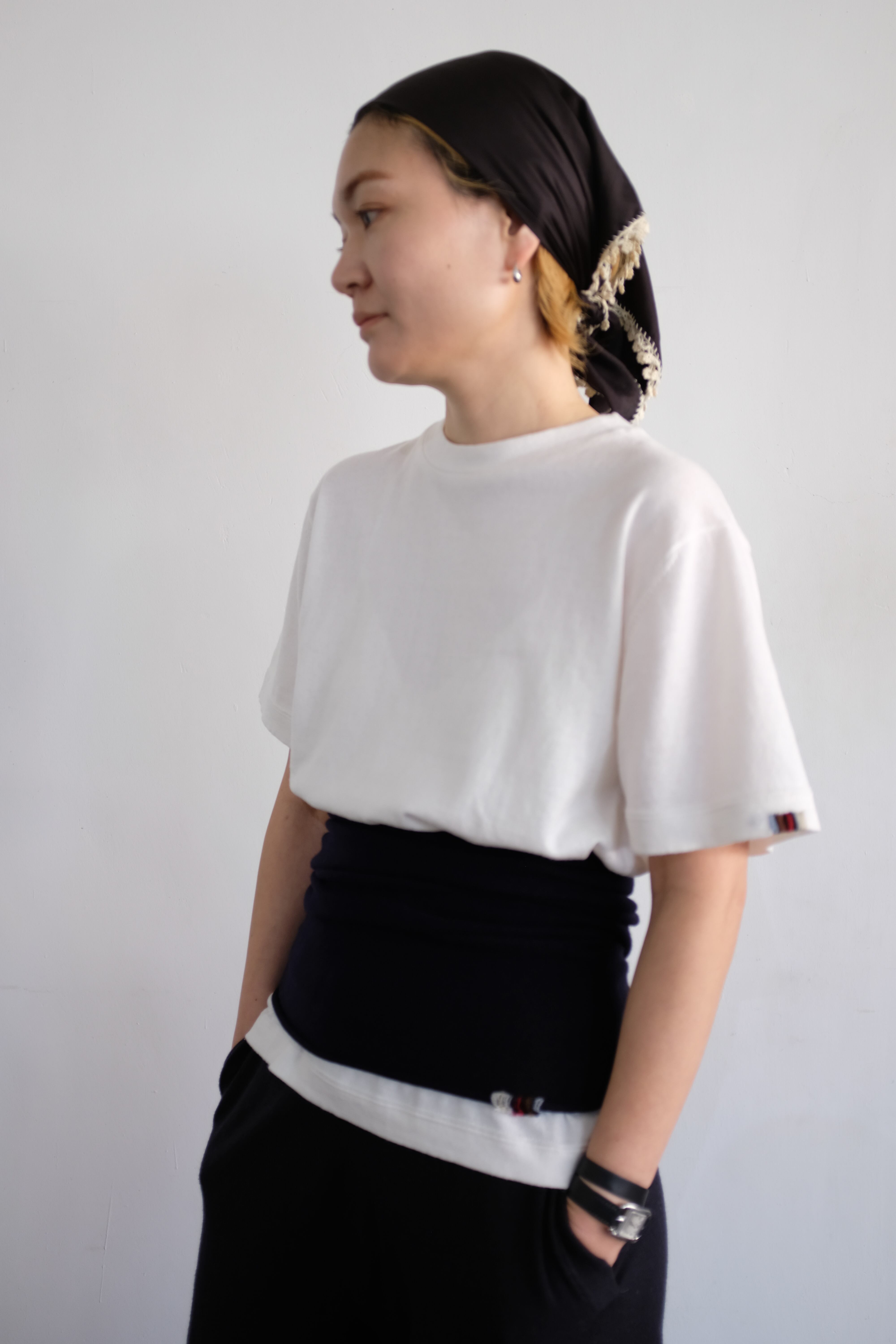extreme cashmere] n°8 belt / navy | YES-姫路の美容院と服のお店YES