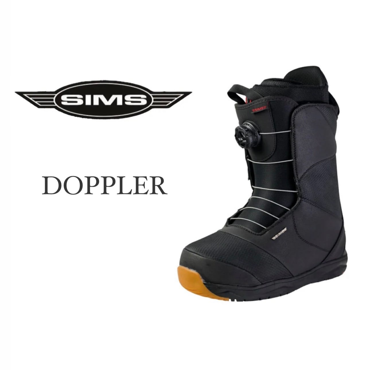 24-25モデル . SIMS .『 DOPPLER 』. Black . シムス . ドップラー