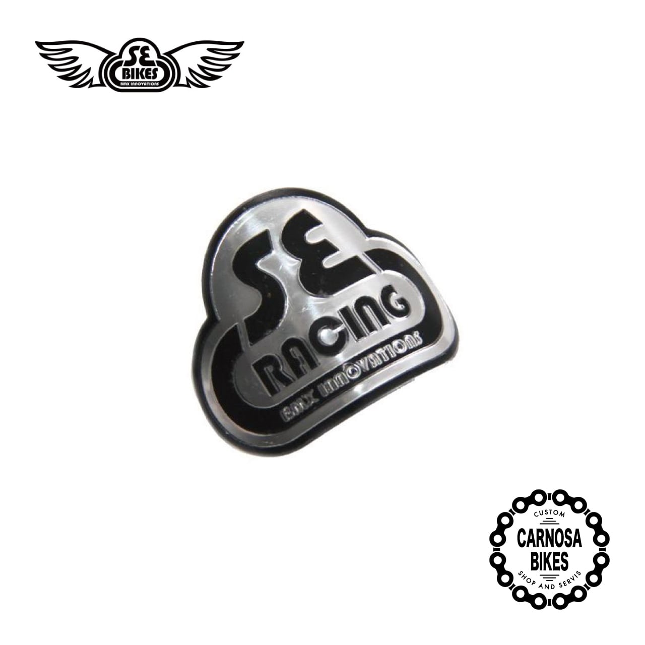 SE BIKES】HEADTUBE BADGE [ヘッドチューブ バッジ] | 【CARNOSA BIKES