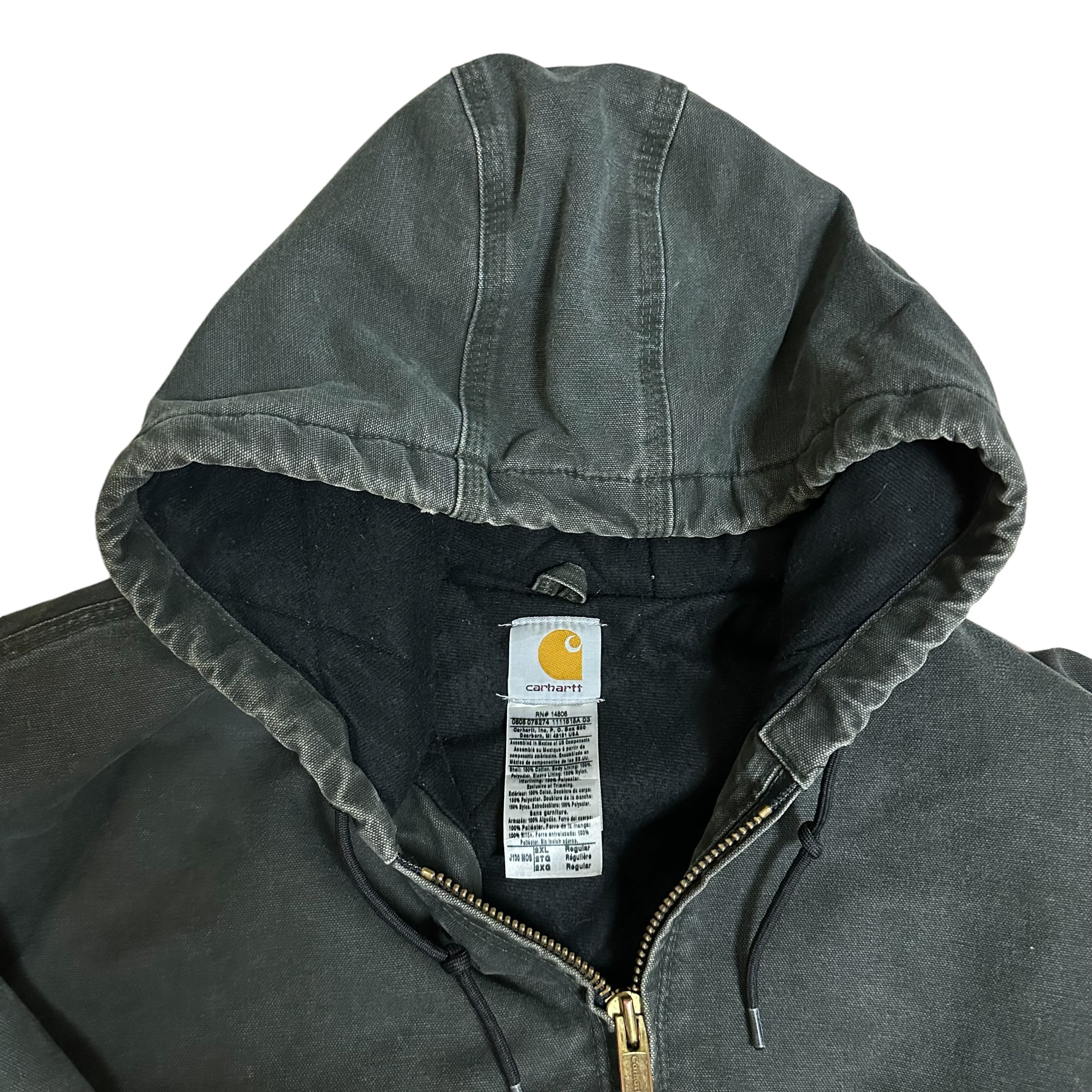 90s Carhartt カーハート グッドフェード アクティブジャケット モス