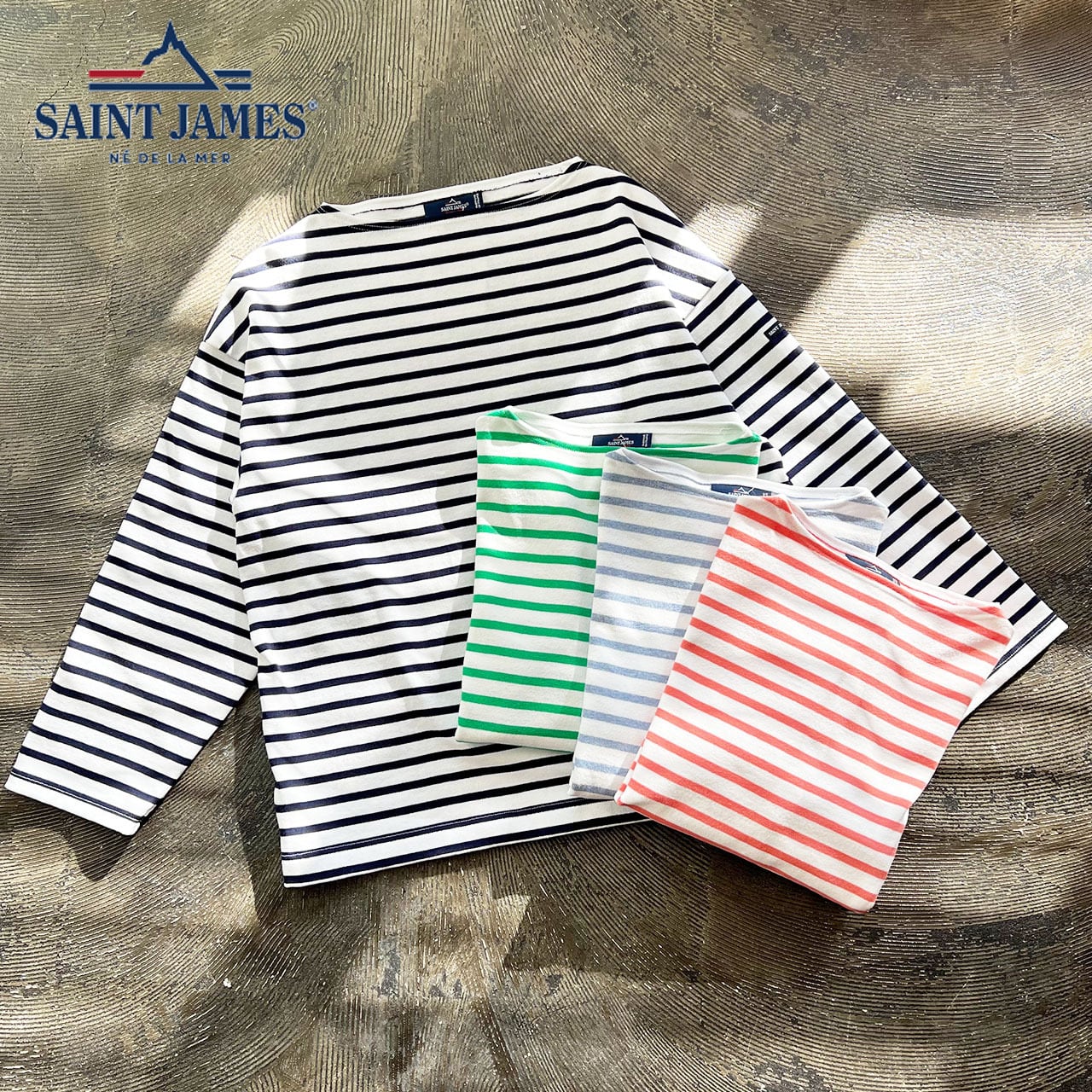 SAINT JAMES [セントジェームス 正規販売店] M 20JC OUES LOOSE BODER
