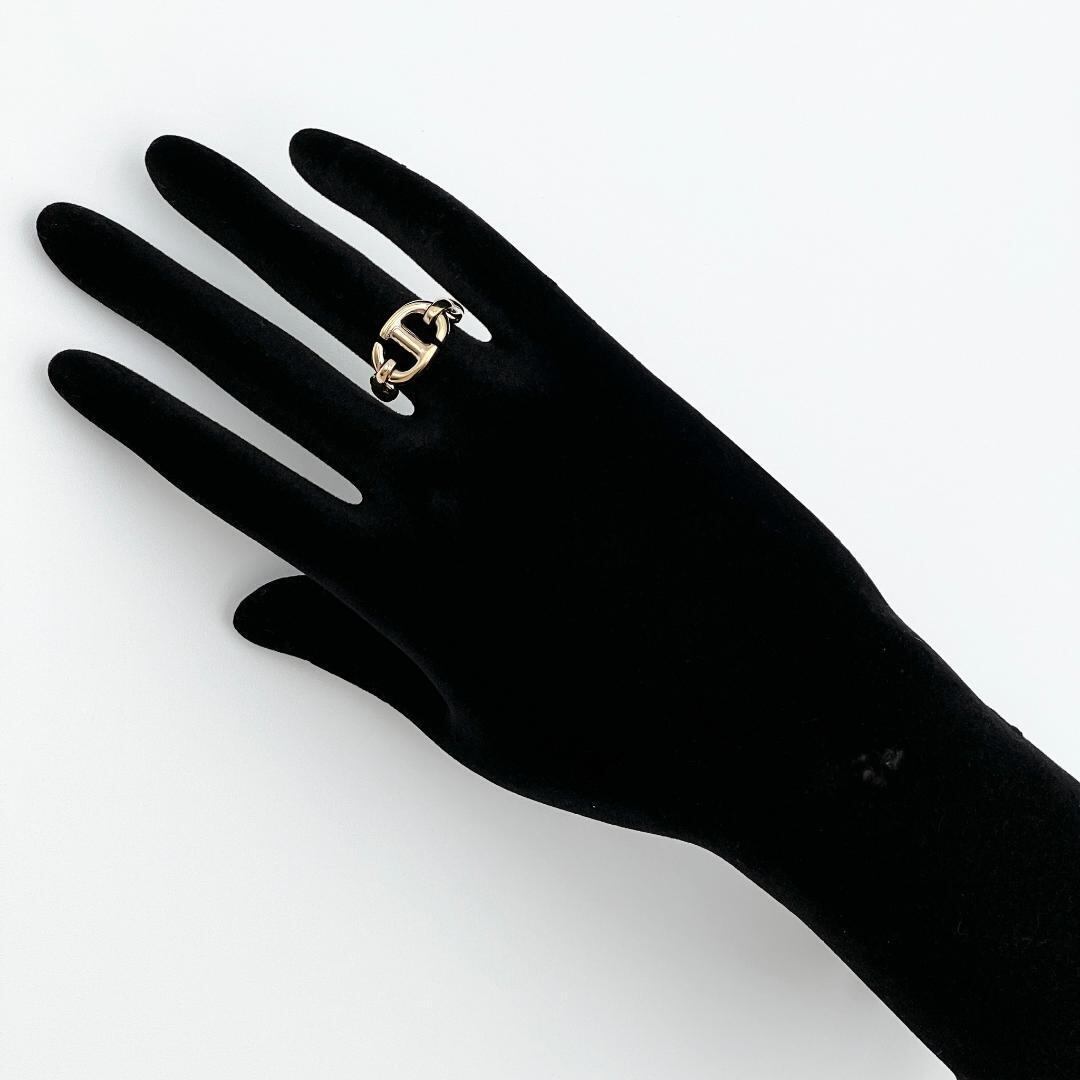 23年現行品・12号】ディオール DIOR レディース 指輪 リング CD NAVY