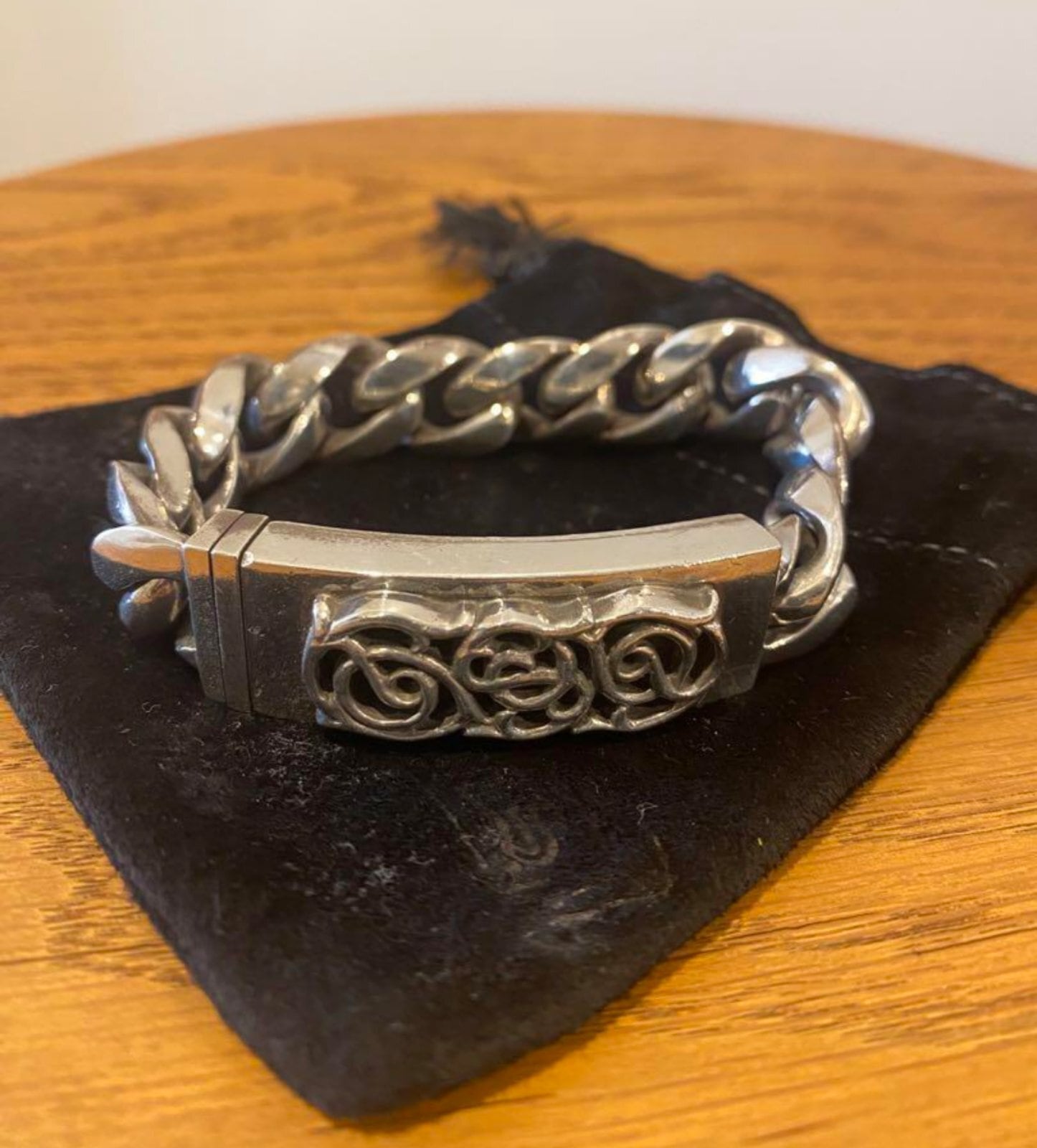 CHROME HEARTS クロムハーツ フローラルID クラシックリンク