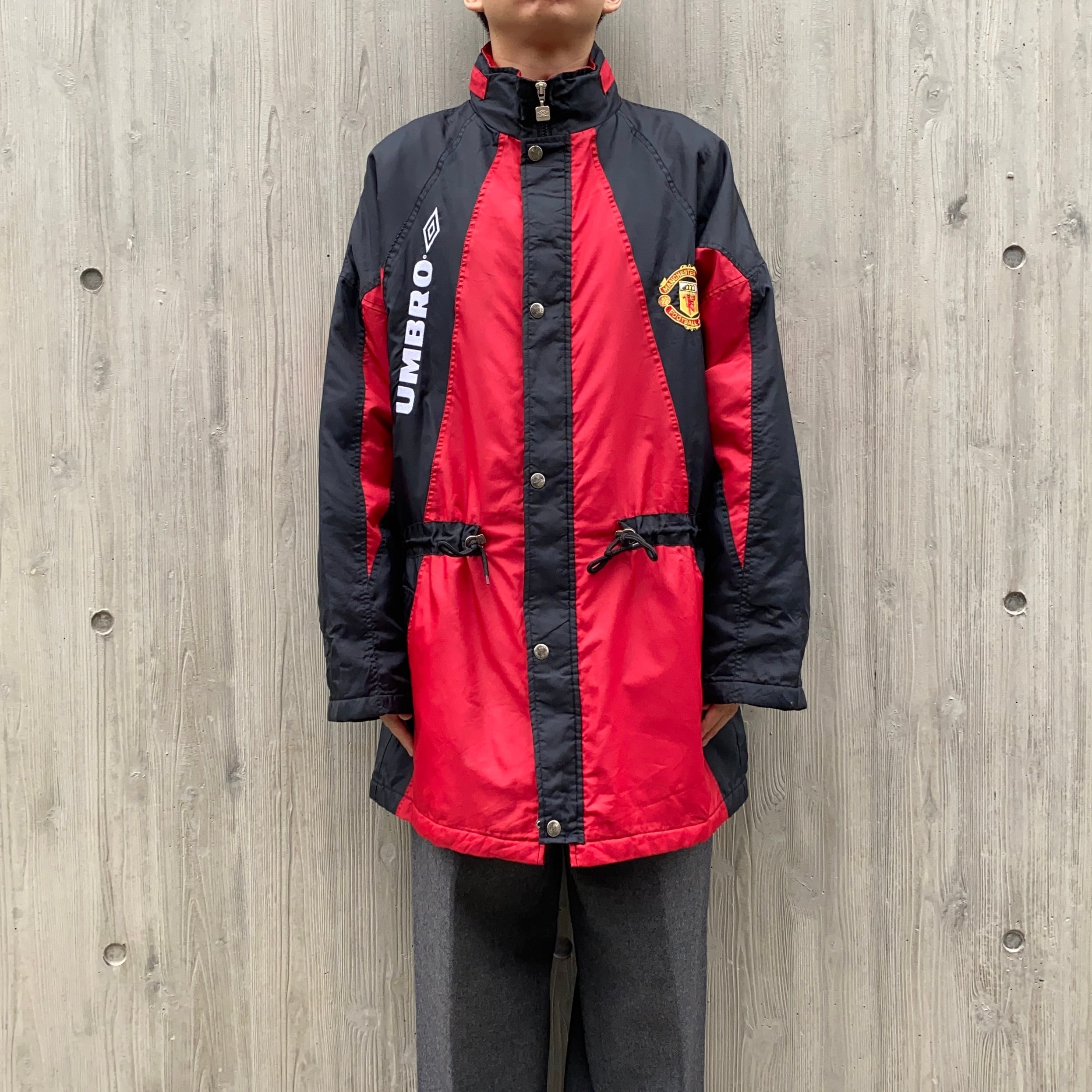 90's Vintage ”Umbro” “MANCHESTER UNITED” Bench Coat | 放課後の思い出
