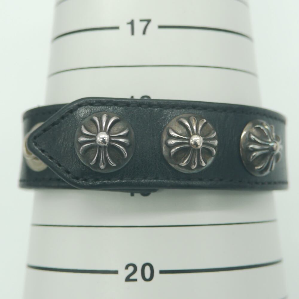 CHROME HEARTS クロムハーツ クロスボール 3ボタン 2スナップ レザー