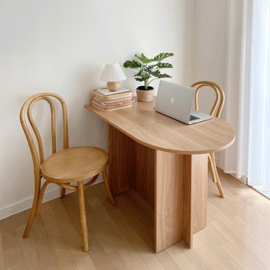 home cafe half moon table 800 2colors / ハーフムーン ウッド