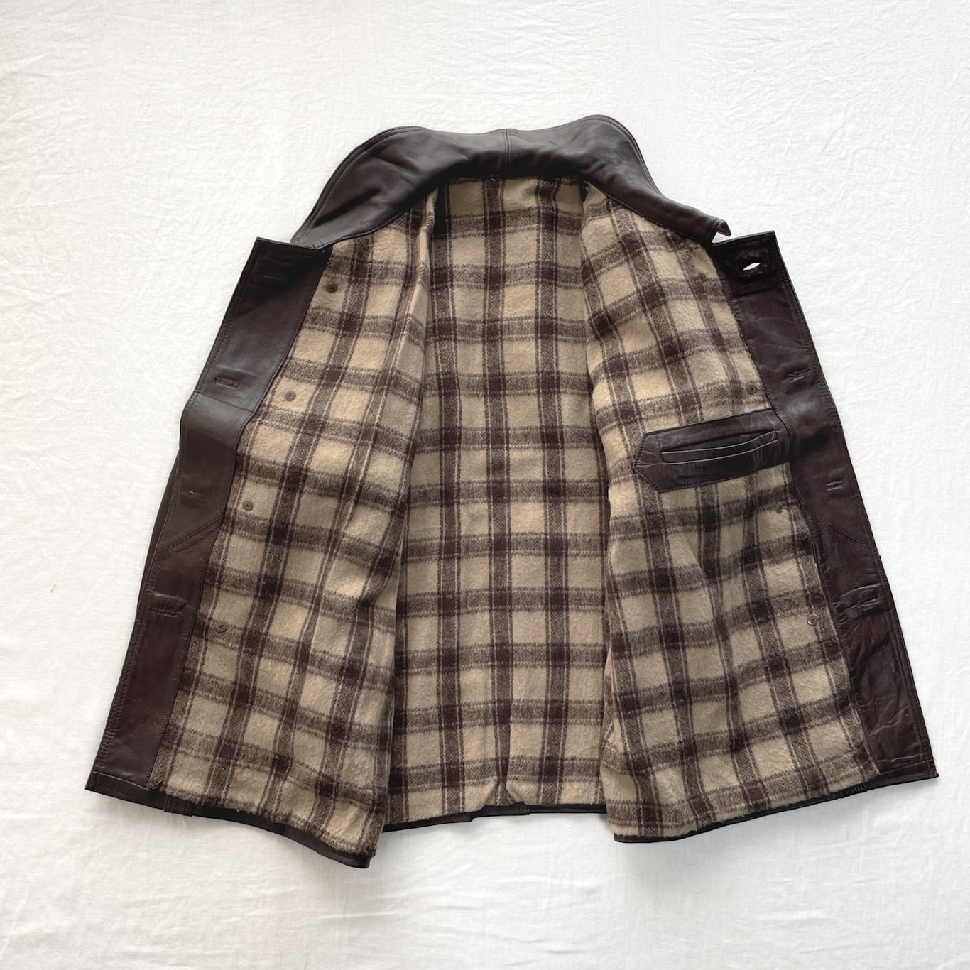 名品 フランス ビンテージ レザー コルビジェ ジャケット L〜XL