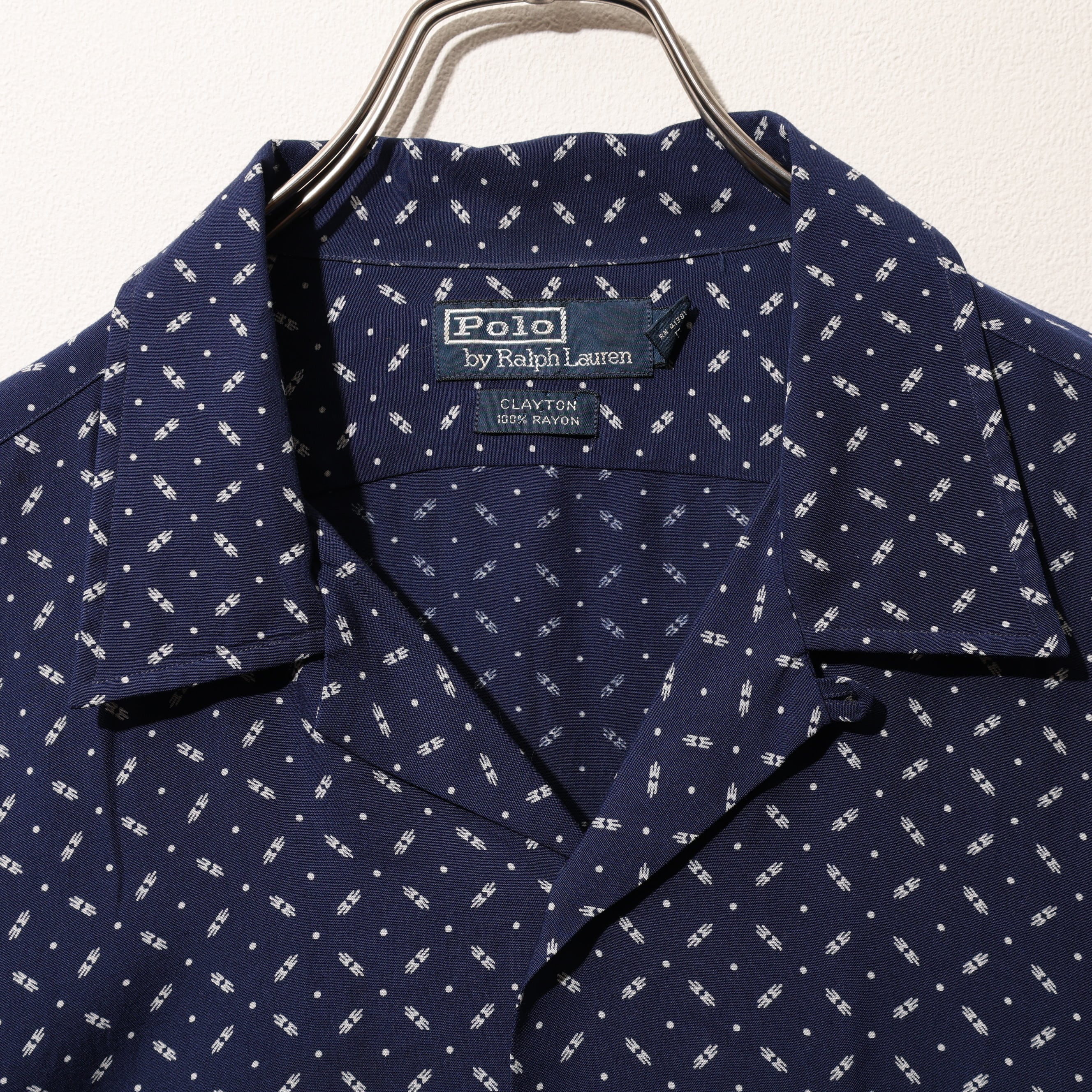 美品◇ RALPHLAUREN ラルフローレン 総柄シャツ コットン S 春夏 POLO