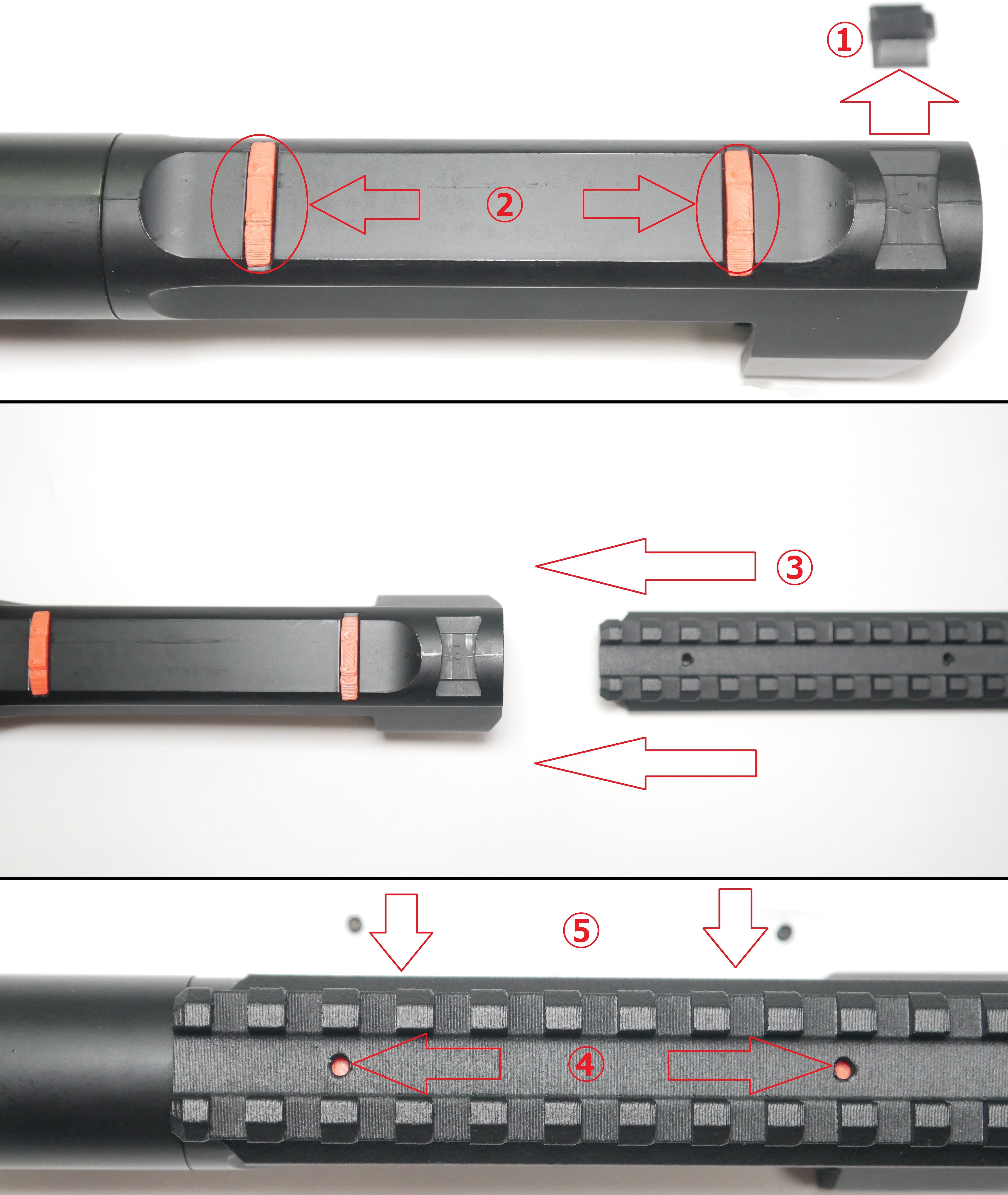 東京マルイ デザートイーグル.50AE対応 20mmトップレール | F&F GunParts