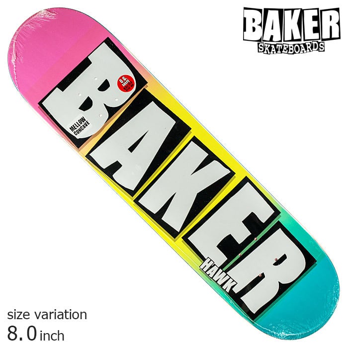 BAKER ベイカー デッキ スケボー HAWKBRAND NAME SHERBERT 8.0inch