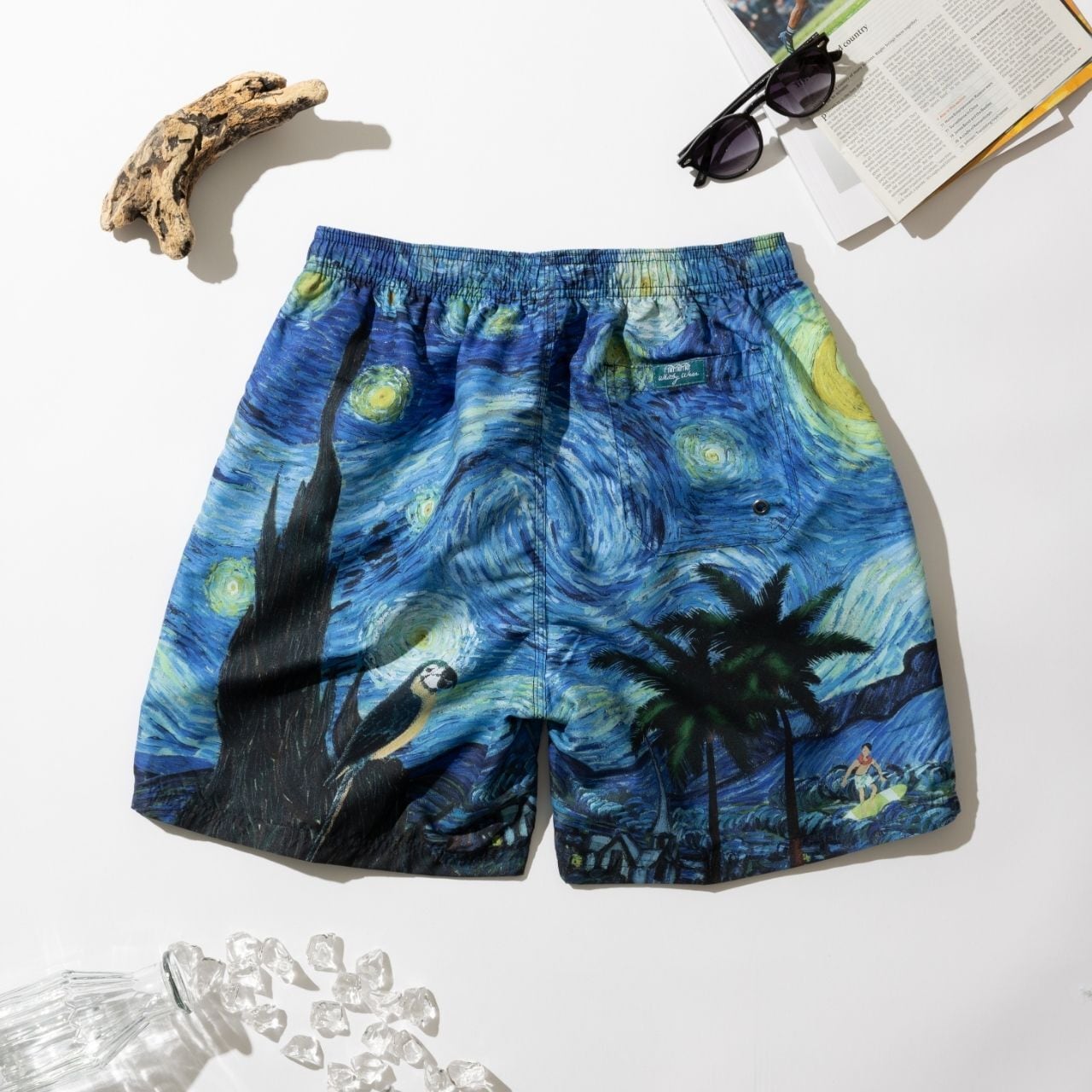 名画 サーフパンツ【004】The starry night | Whitby Wear - 英国
