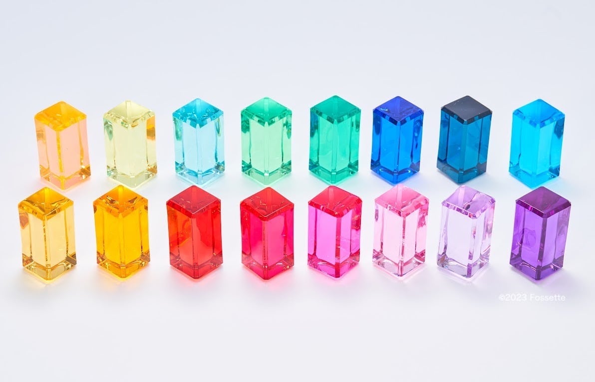 RBL-190-S:REGENBOGENLAND（レーゲンボーゲンランド）虹色の石16PCS
