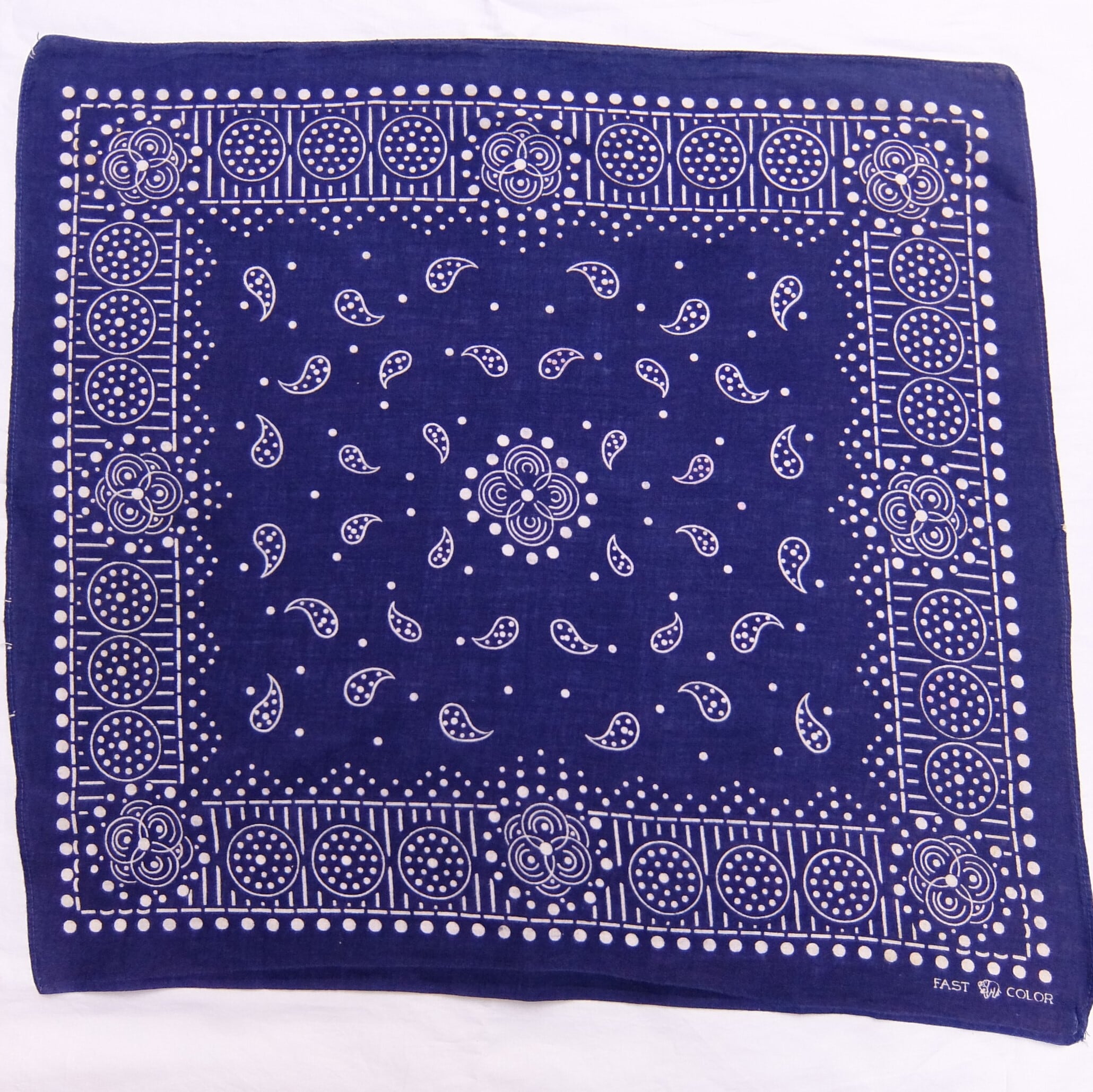 50's VIntage Bandana FAST COLOR／～50年代 ヴィンテージ バンダナ 下