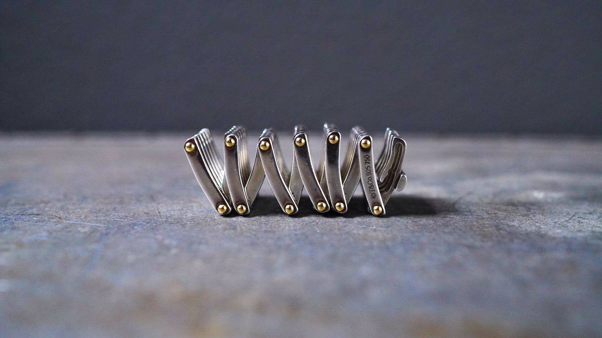VINTAGE】TIFFANY&Co. ティファニー ゲート リンク ワイド