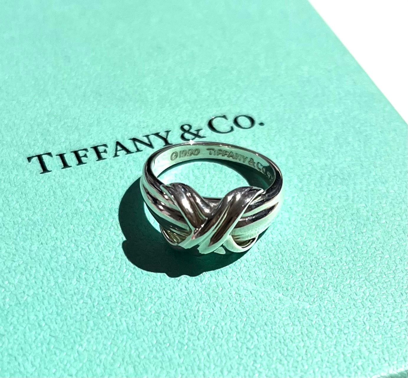 TIFFANY＆CO ティファニーシグネチャーリング 指輪 シルバーリング
